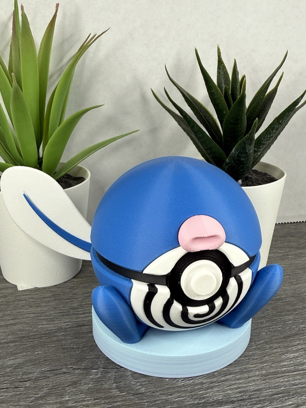 Pokemon TCG Poliwag Inspired 3D Printed Pokeball