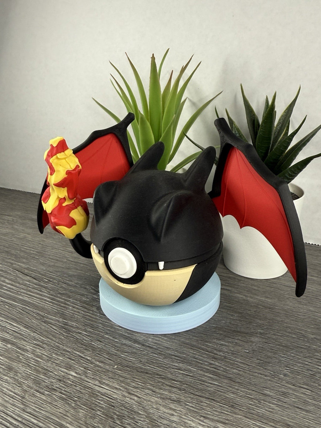 Pokemon TCG Shiny Charizard ( V2 Without Feet ) Inspired 3D Printed Pokeball