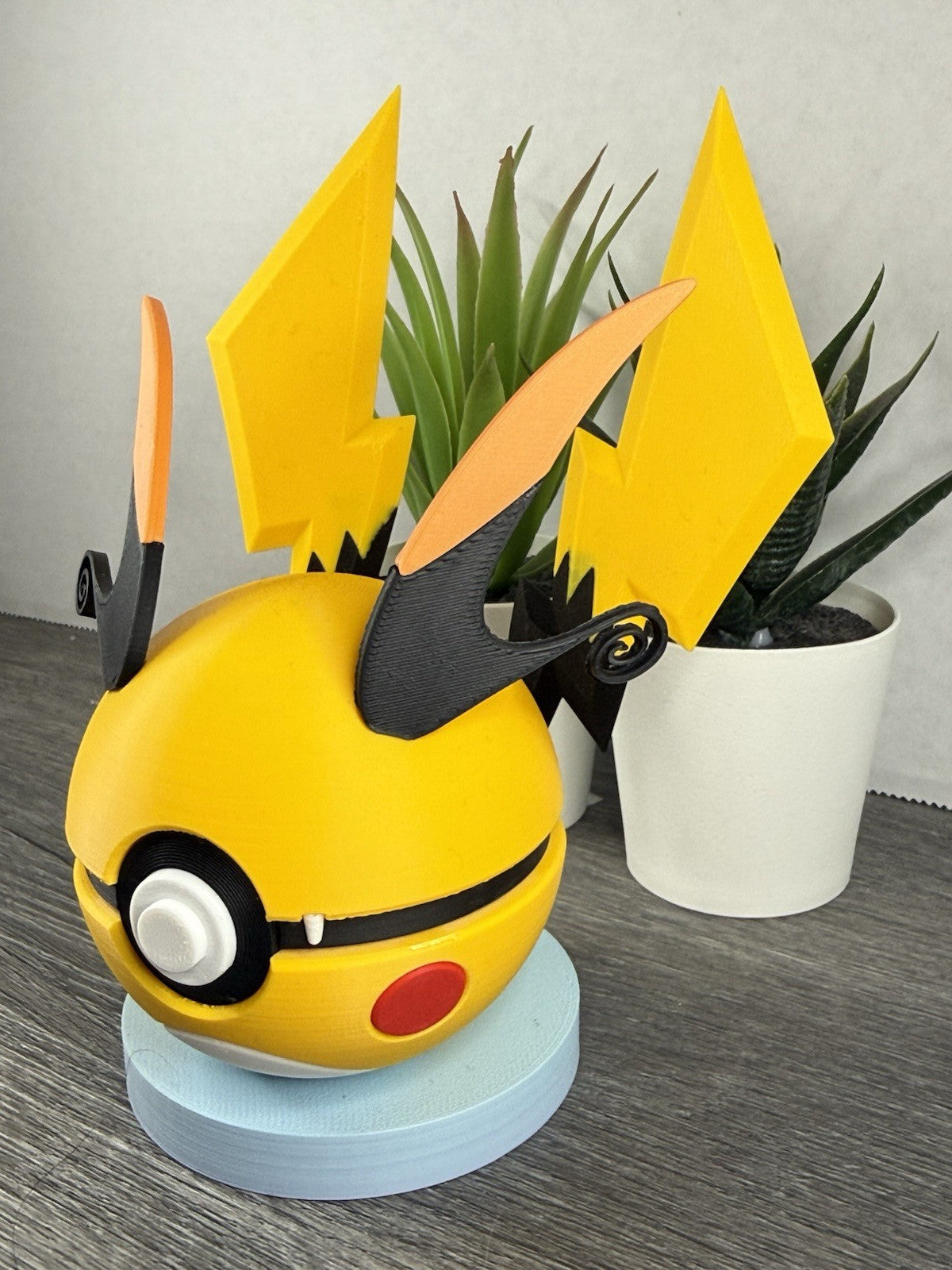 Pokemon TCG Mega Raichu X Inspired 3D Printed Pokeball