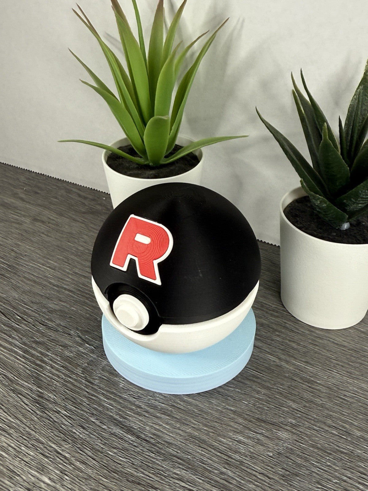 Pokemon TCG Team Rocket Ball Inspired 3D Printed Pokeball