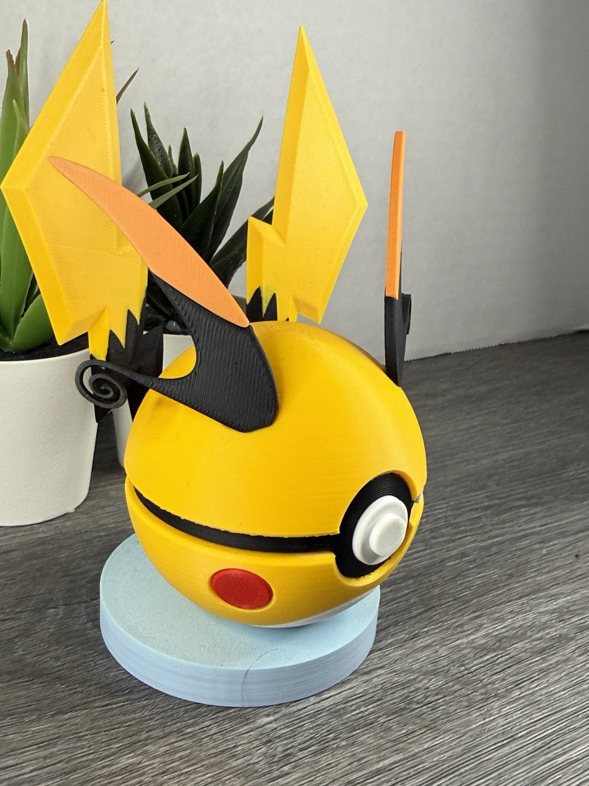 Pokemon TCG Mega Raichu X Inspired 3D Printed Pokeball