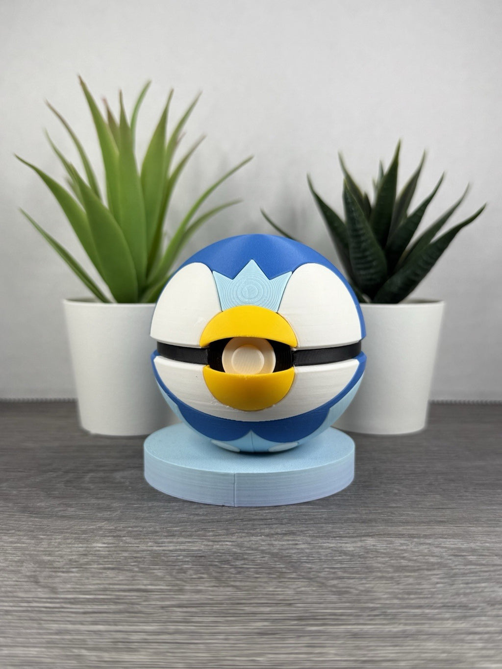 Pokemon TCG Piplup Inspired 3D Printed Pokeball