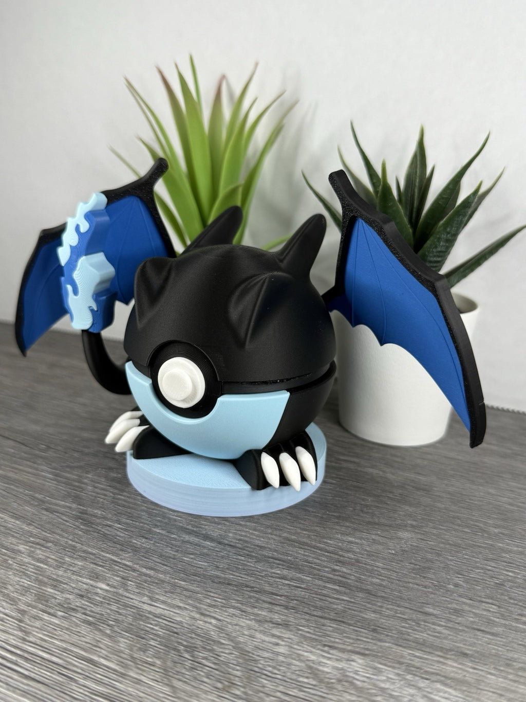 Pokemon TCG Mega Charizard X Inspired 3D Printed Pokeball
