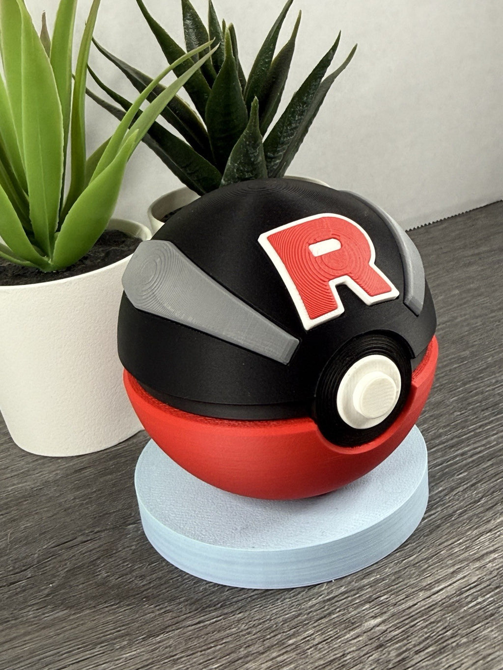 Pokemon TCG Team Rocket Great Ball Inspired 3D Printed Pokeball