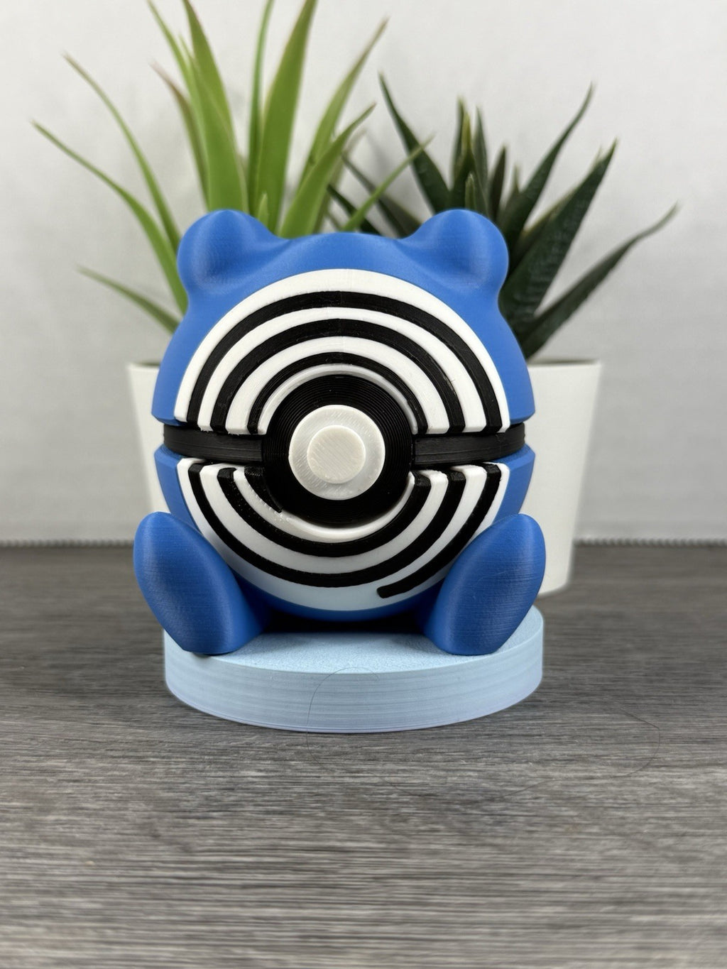Pokemon TCG Poliwhirl Inspired 3D Printed Pokeball
