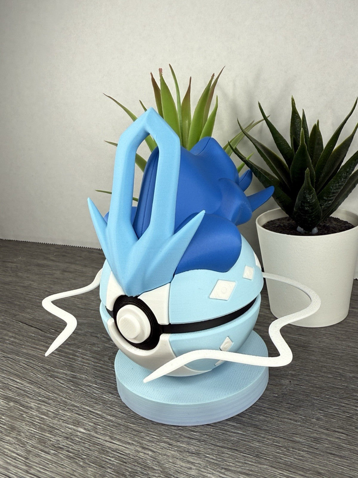 Pokemon TCG Shiny Suicune Inspired 3D Printed Pokeball