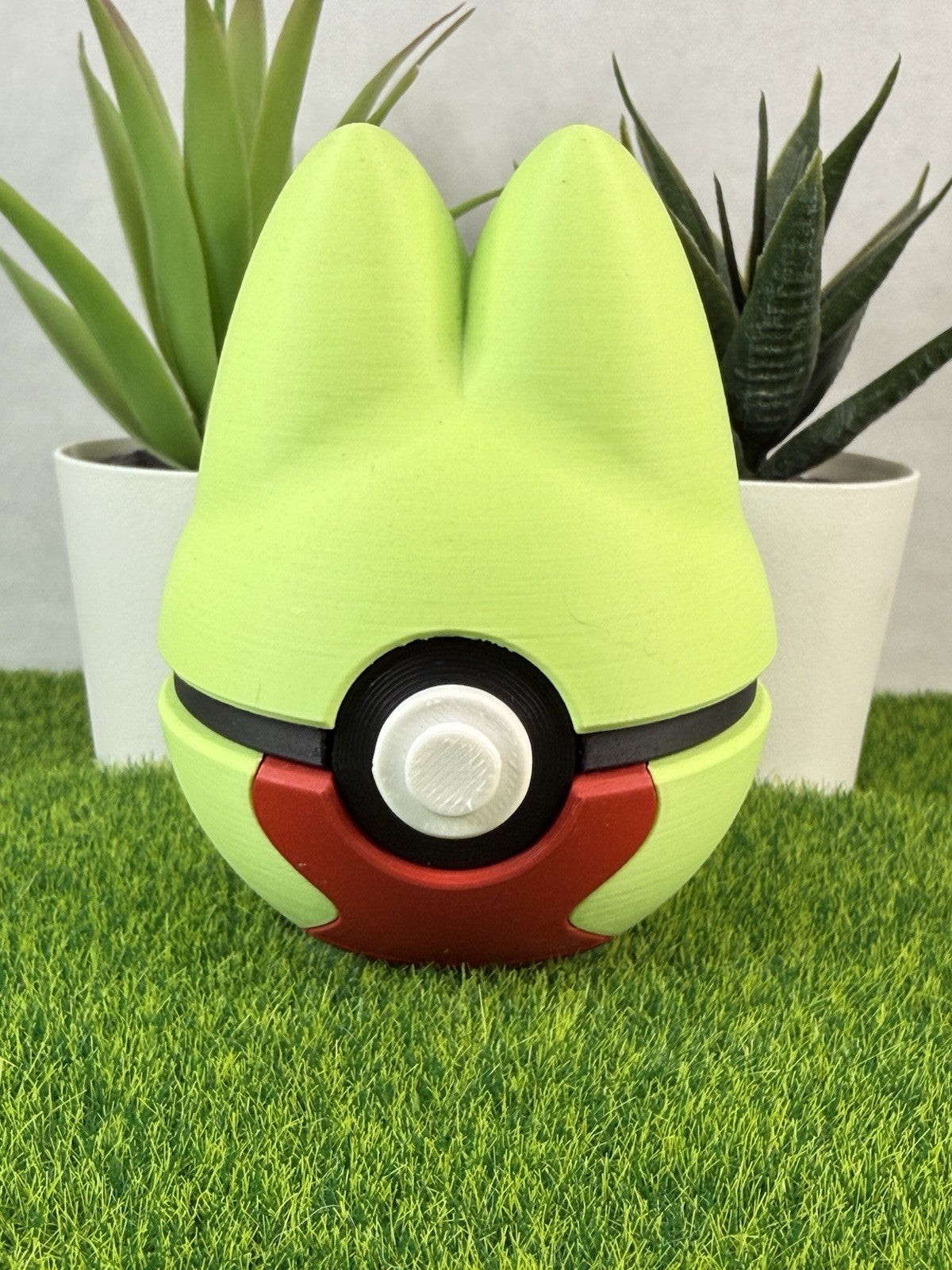 Pokemon TCG Treecko Inspired 3D Printed Pokeball