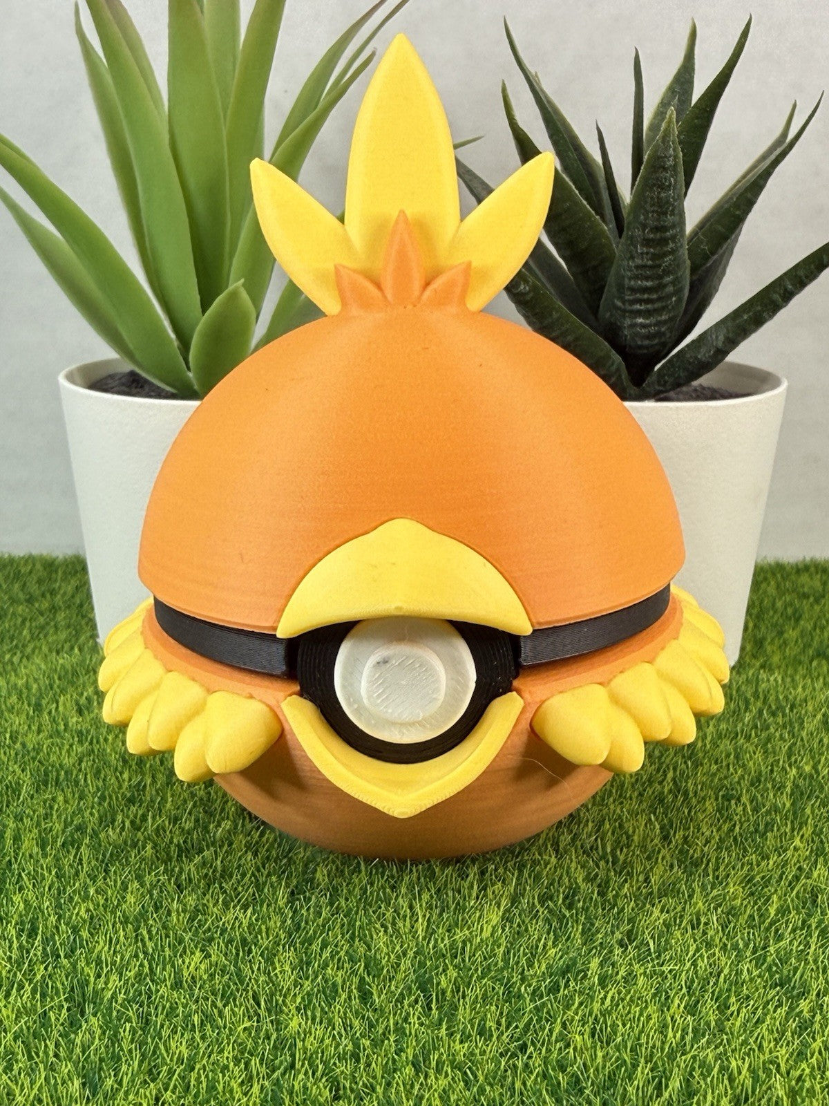 Pokemon TCG Chikorita Inspired 3D Printed Pokeball