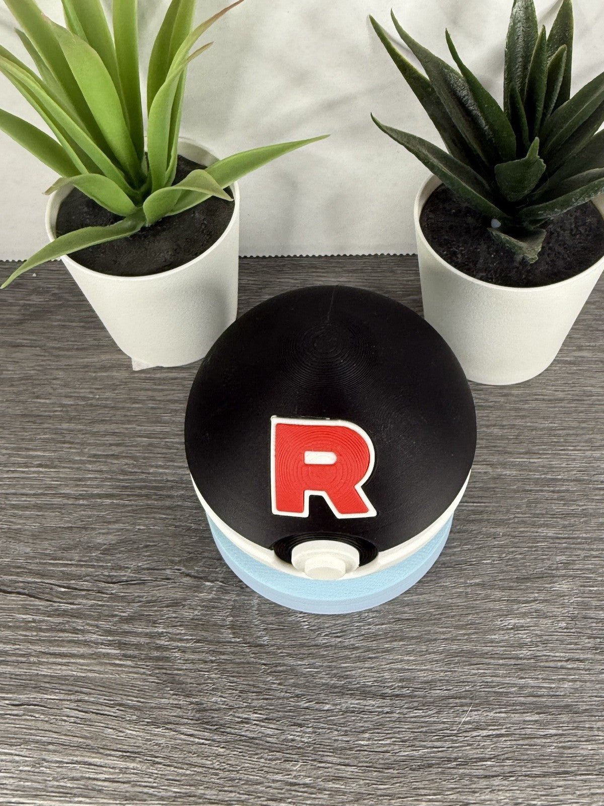 Pokemon TCG Team Rocket Ball Inspired 3D Printed Pokeball