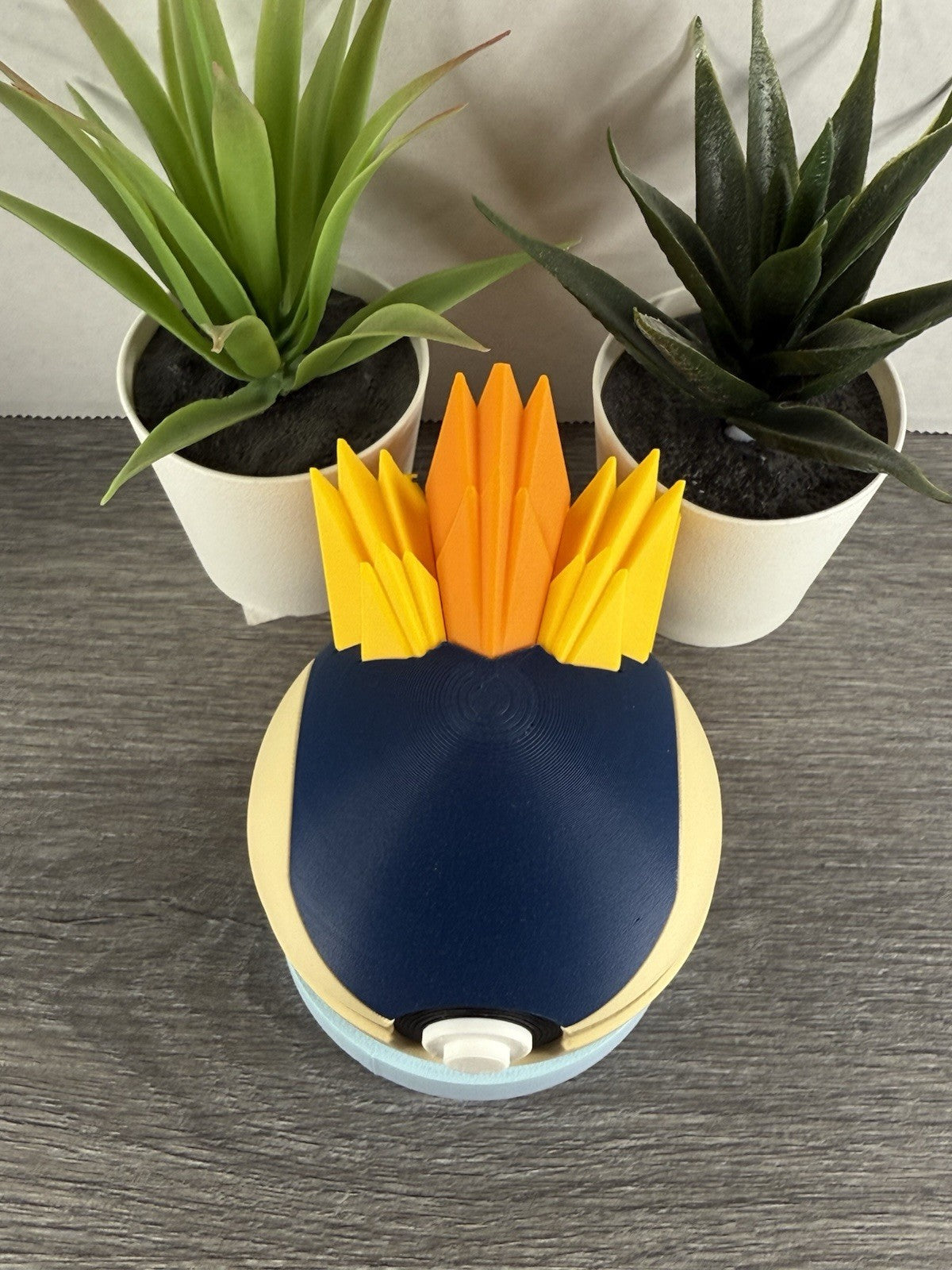 Pokemon TCG Cyndaquil Inspired 3D Printed Pokeball