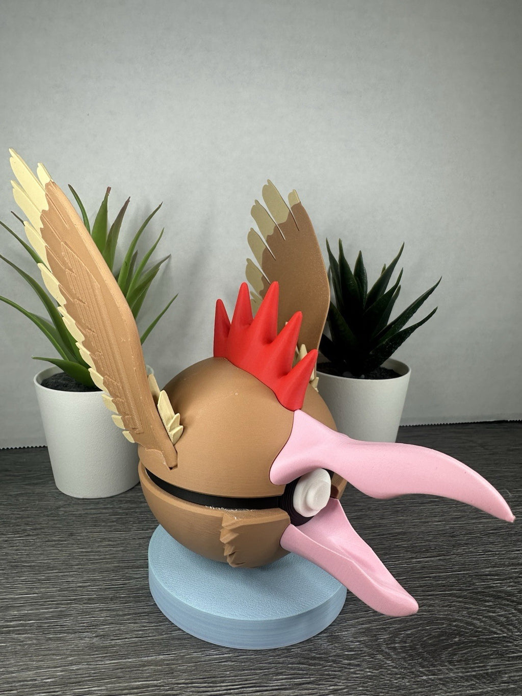 Pokemon TCG Fearow Inspired 3D Printed Pokeball