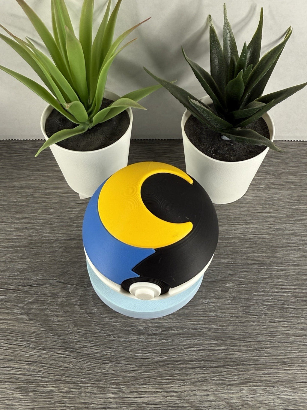 Pokemon TCG Moon Ball Inspired 3D Printed Pokeball