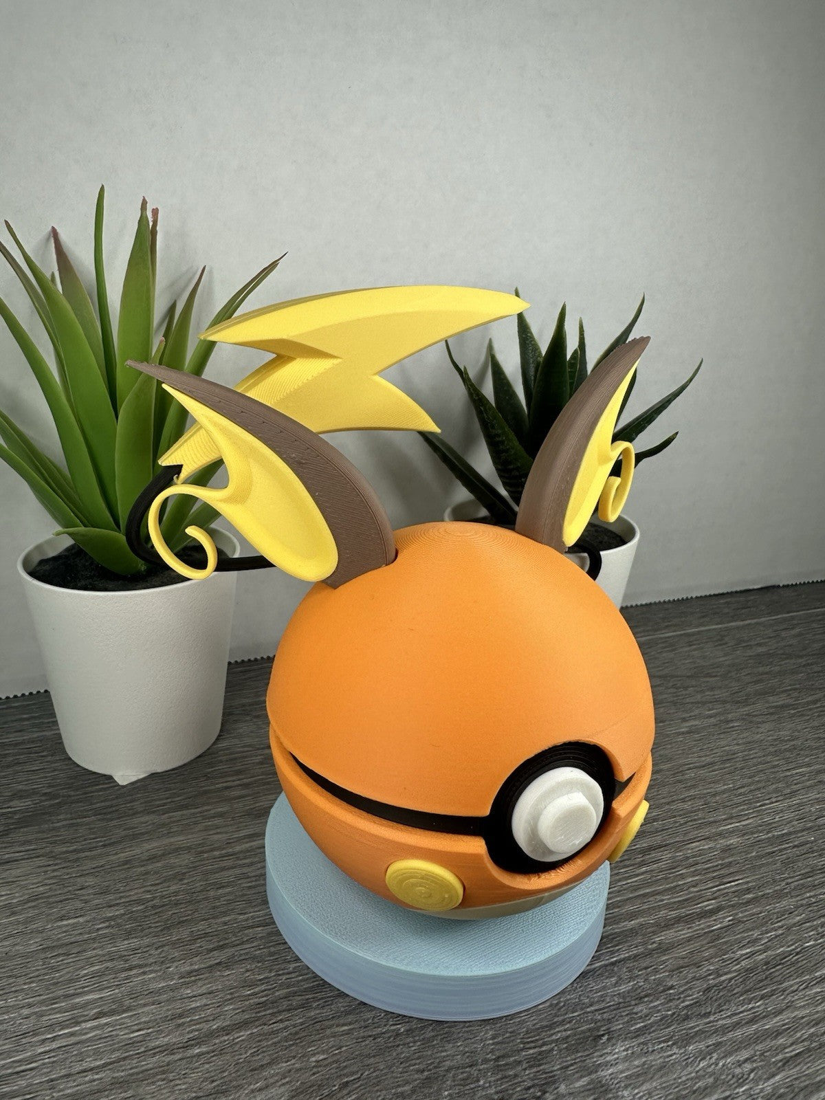 Pokemon TCG Raichu Inspired 3D Printed Pokeball