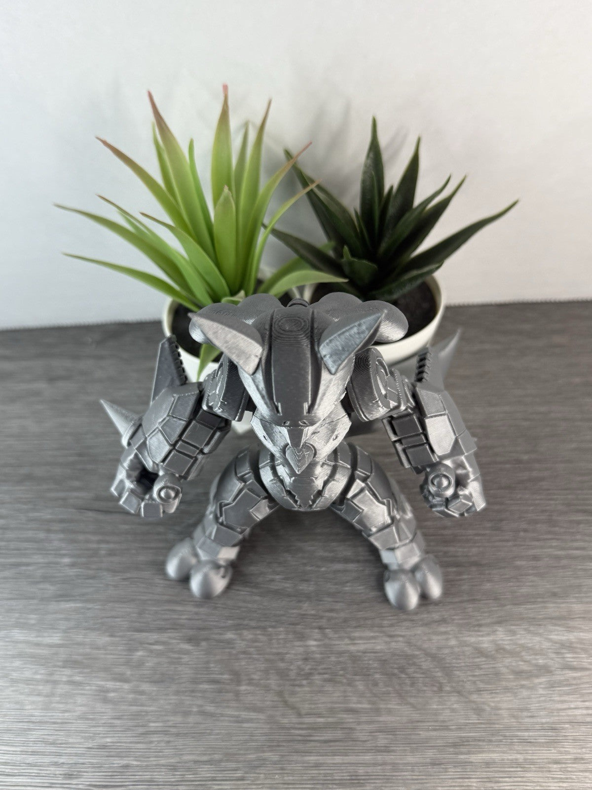 3D Printed Mecha Lucario - Pokemon Inspired Statue
