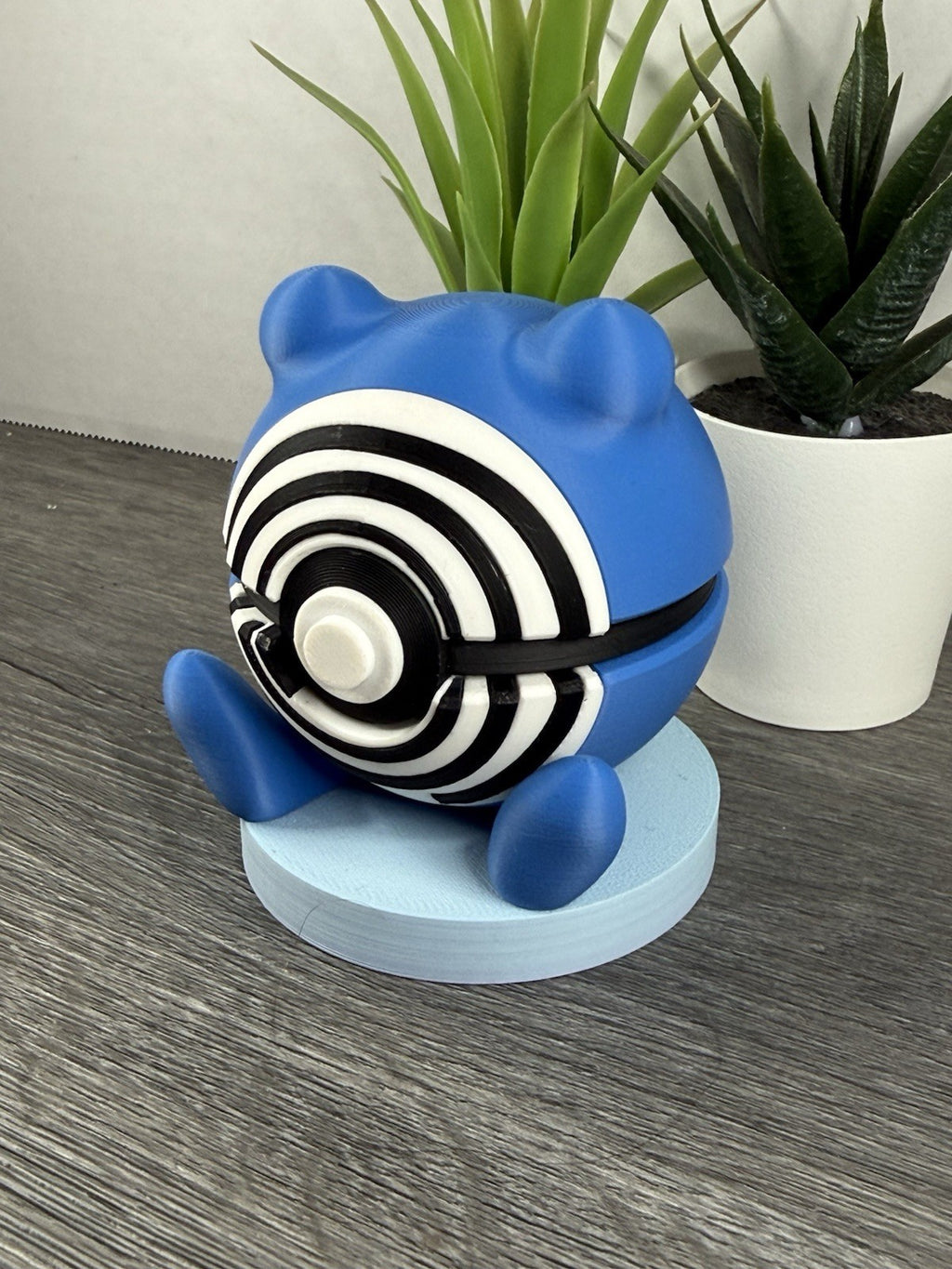 Pokemon TCG Poliwhirl Inspired 3D Printed Pokeball