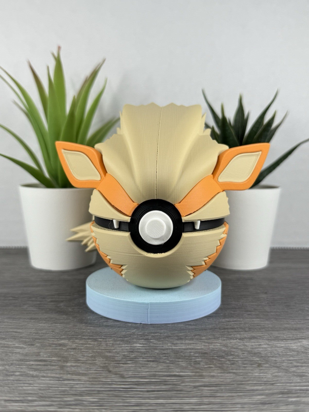 Pokemon TCG Arcanine Inspired 3D Printed Pokeball