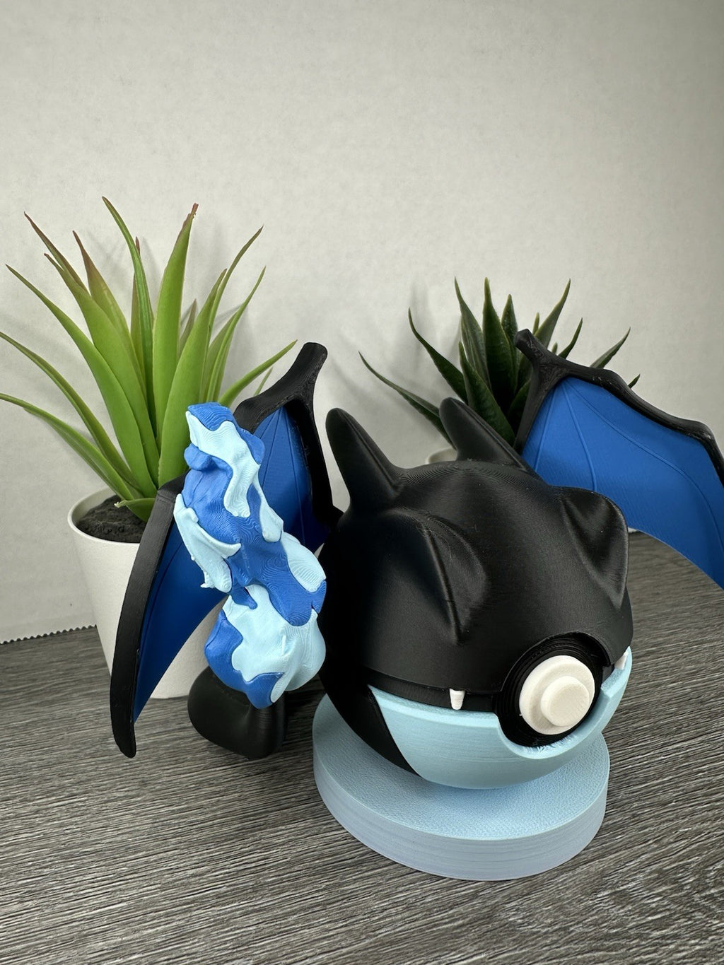 Pokemon TCG Mega Charizard X ( V2 ) Inspired 3D Printed Pokeball