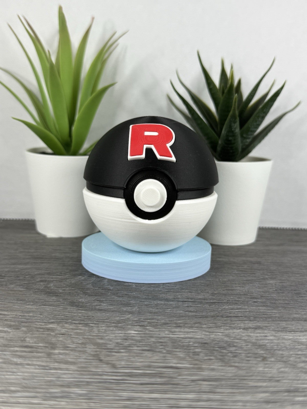 Pokemon TCG Team Rocket Ball Inspired 3D Printed Pokeball