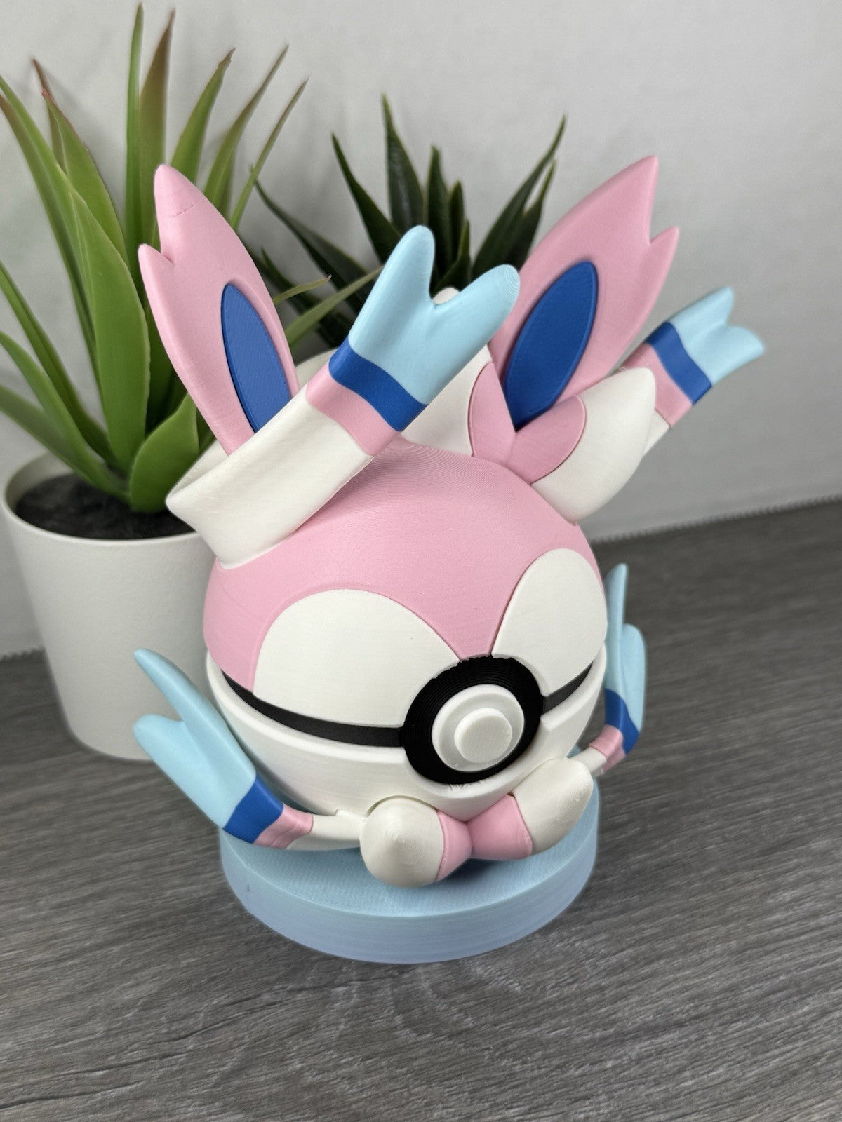 Pokemon TCG Sylveon Inspired 3D Printed Pokeball
