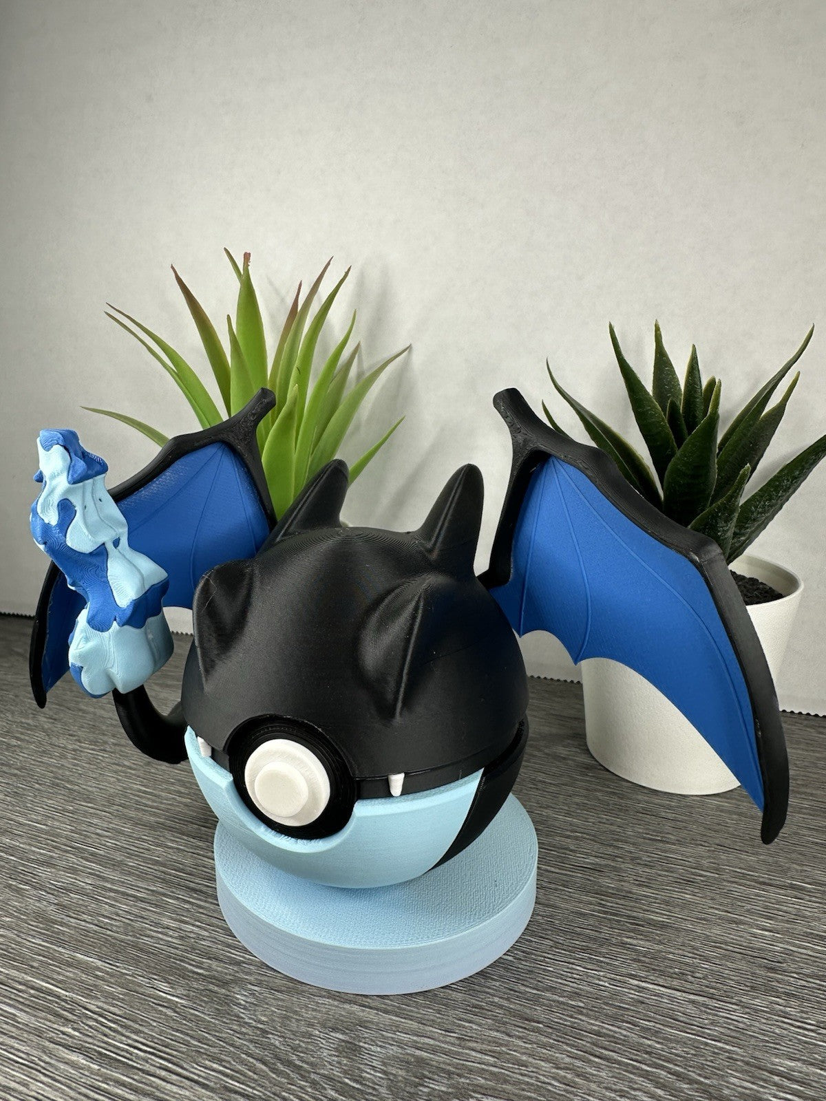 Pokemon TCG Mega Charizard X ( V2 ) Inspired 3D Printed Pokeball