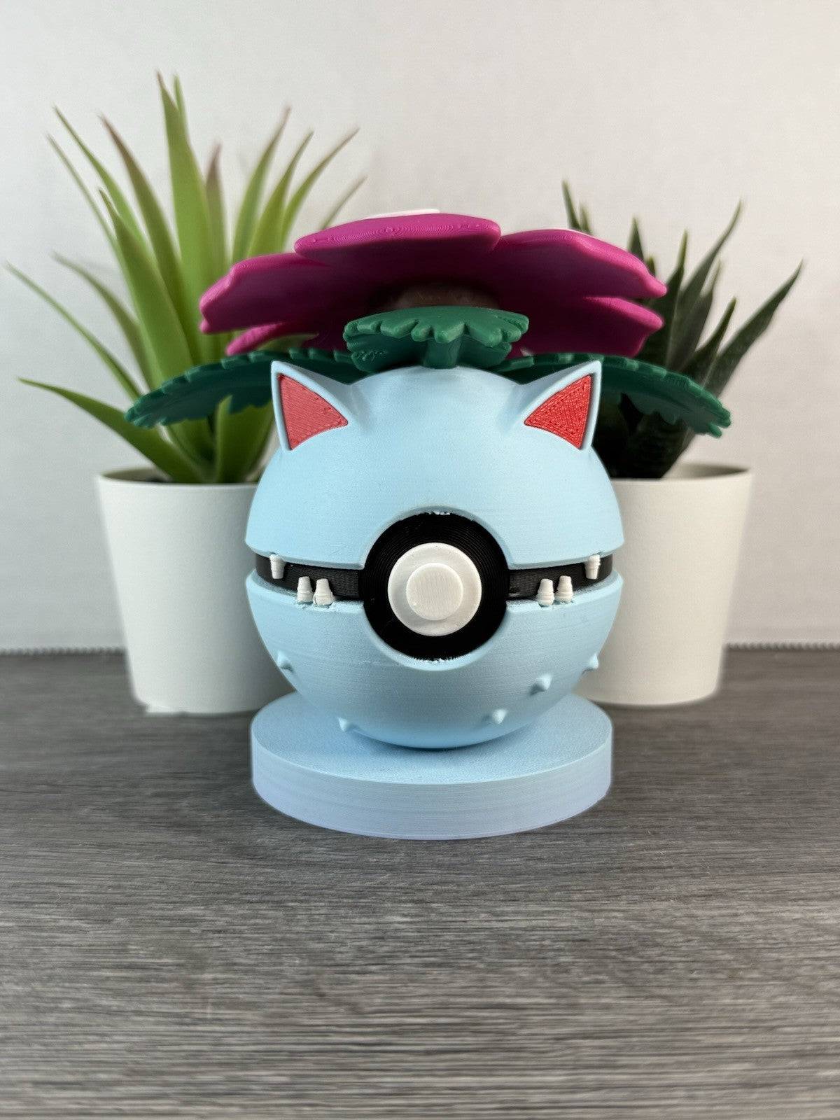 Pokemon TCG Venusaur Inspired 3D Printed Pokeball