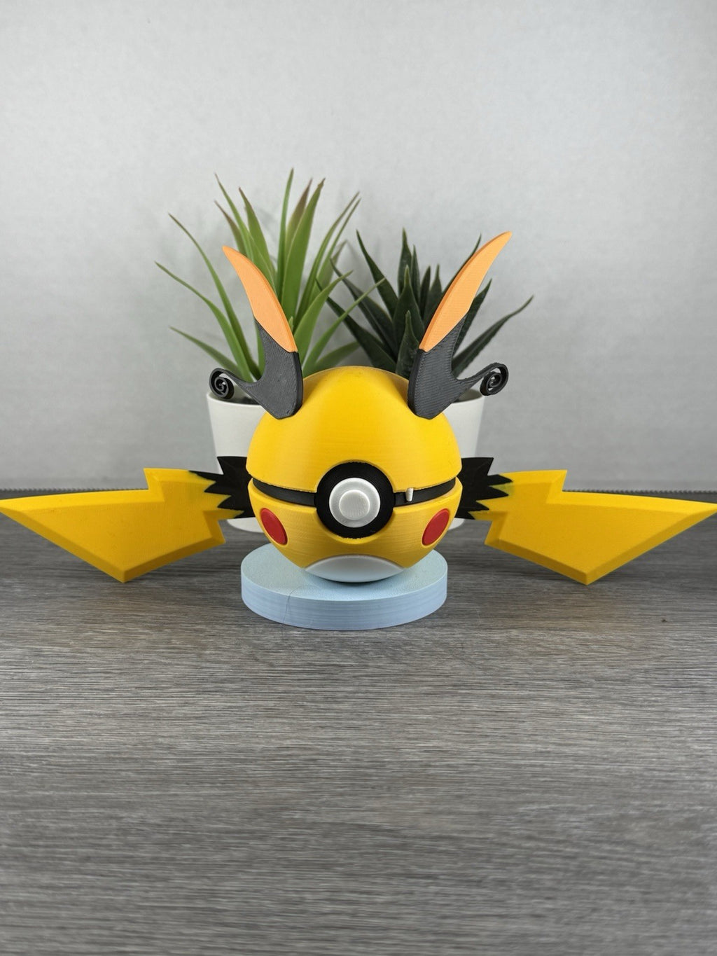 Pokemon TCG Mega Raichu X Inspired 3D Printed Pokeball