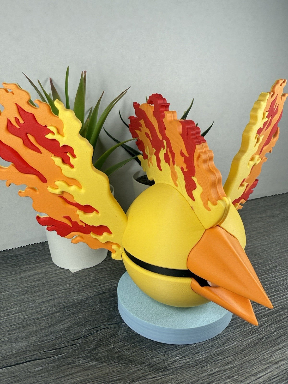 Pokemon TCG Moltres Inspired 3D Printed Pokeball