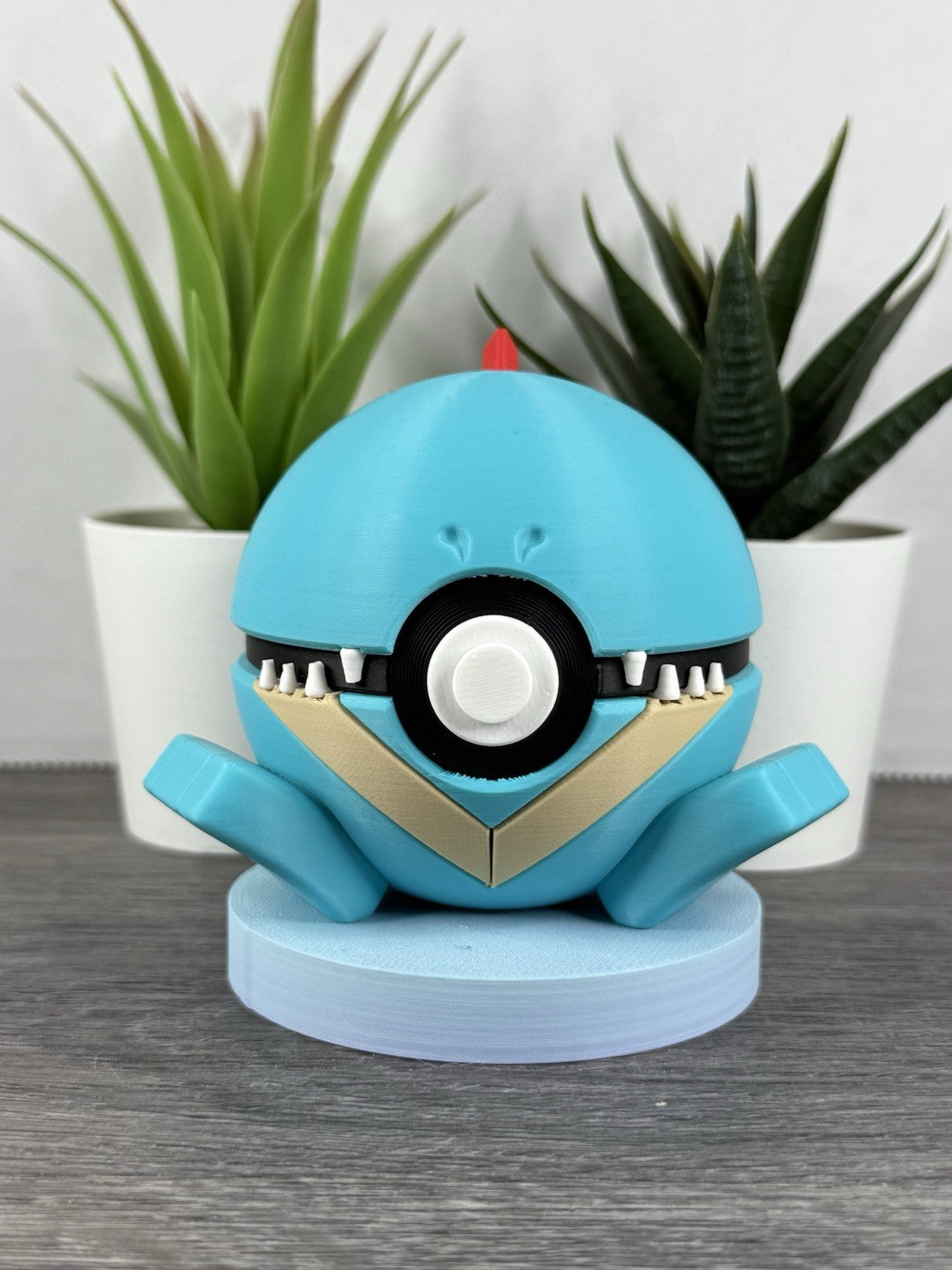 Pokemon TCG Totodile Inspired 3D Printed Pokeball
