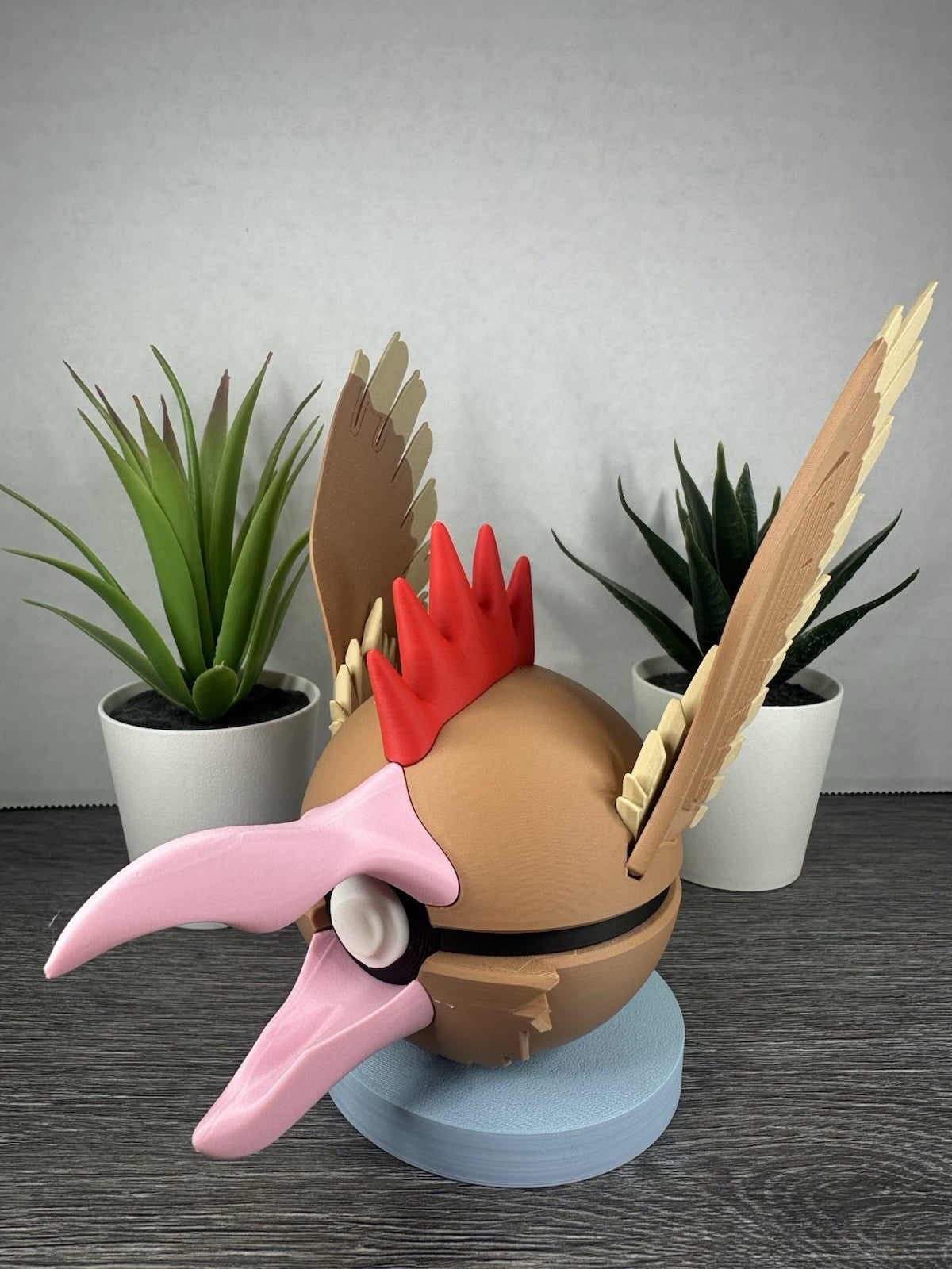 Pokemon TCG Fearow Inspired 3D Printed Pokeball