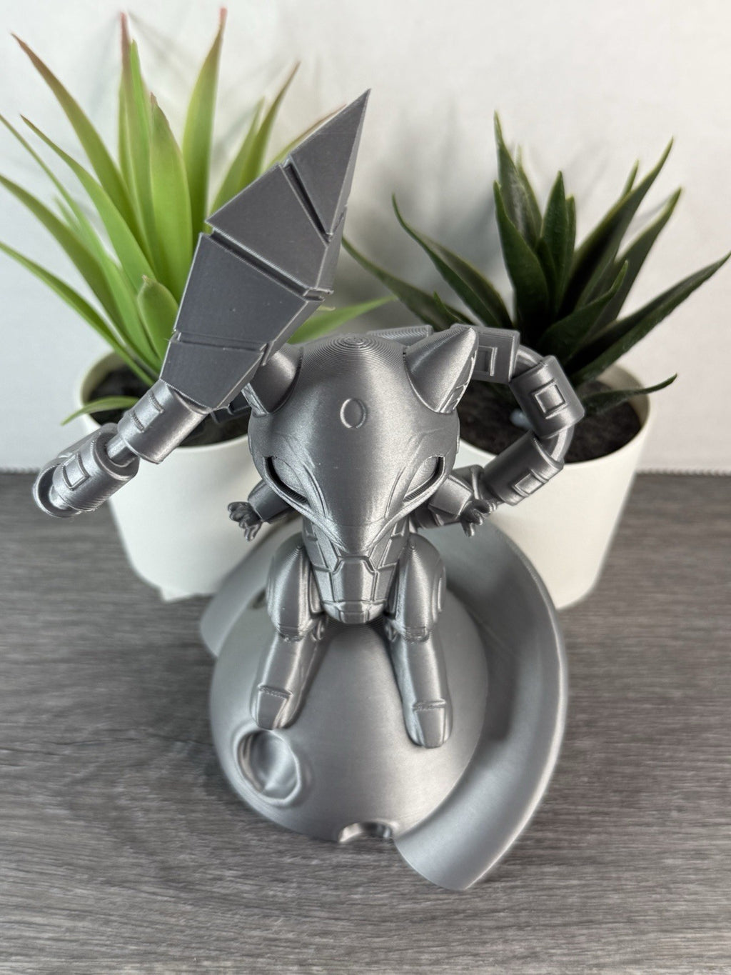 3D Printed Mecha Mew - Pokemon Inspired Statue