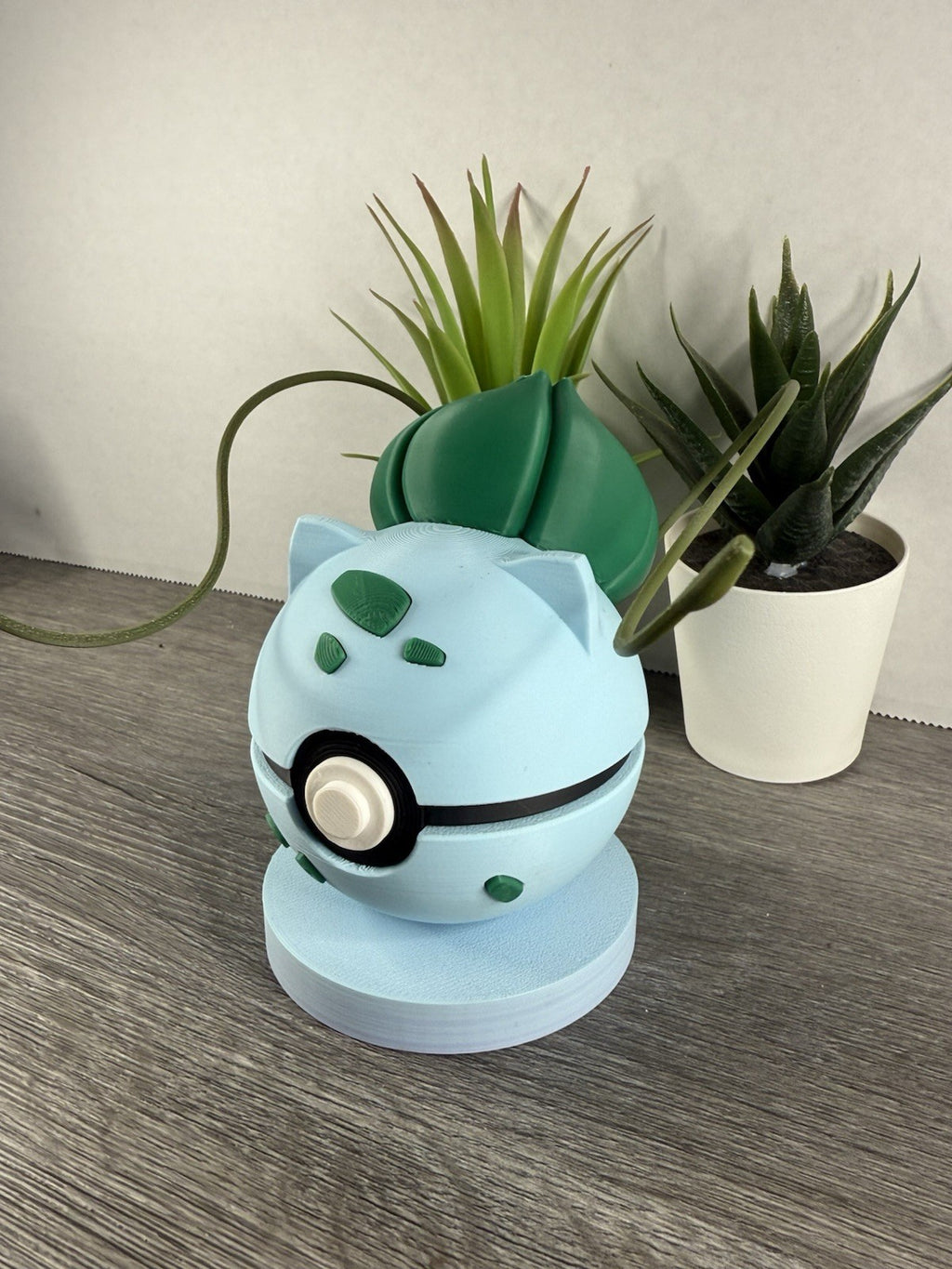 Pokemon TCG Bulbasaur Inspired 3D Printed Pokeball