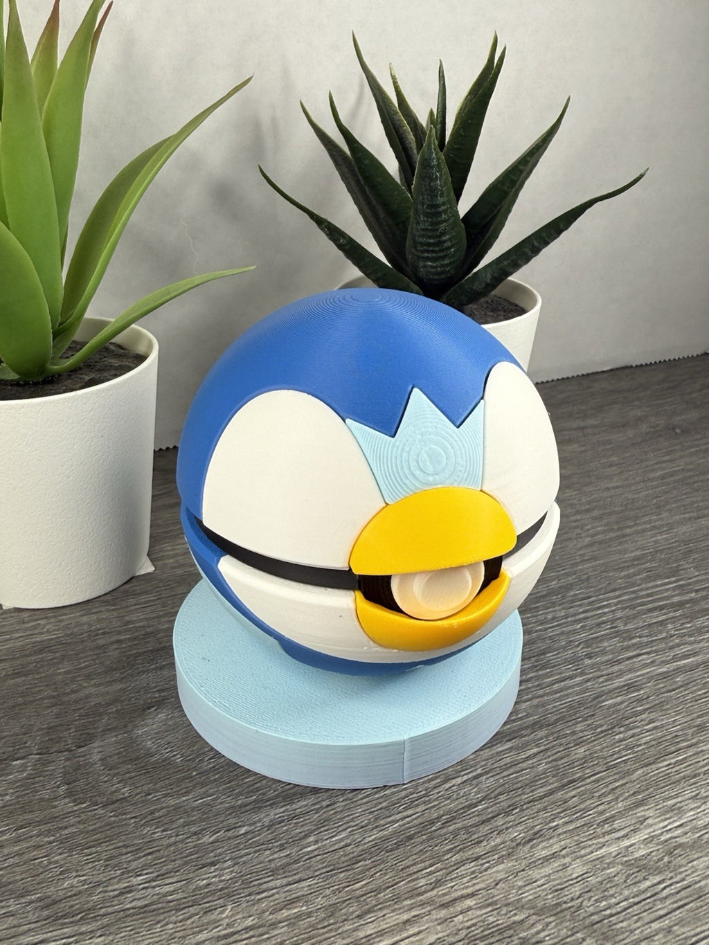 Pokemon TCG Piplup Inspired 3D Printed Pokeball