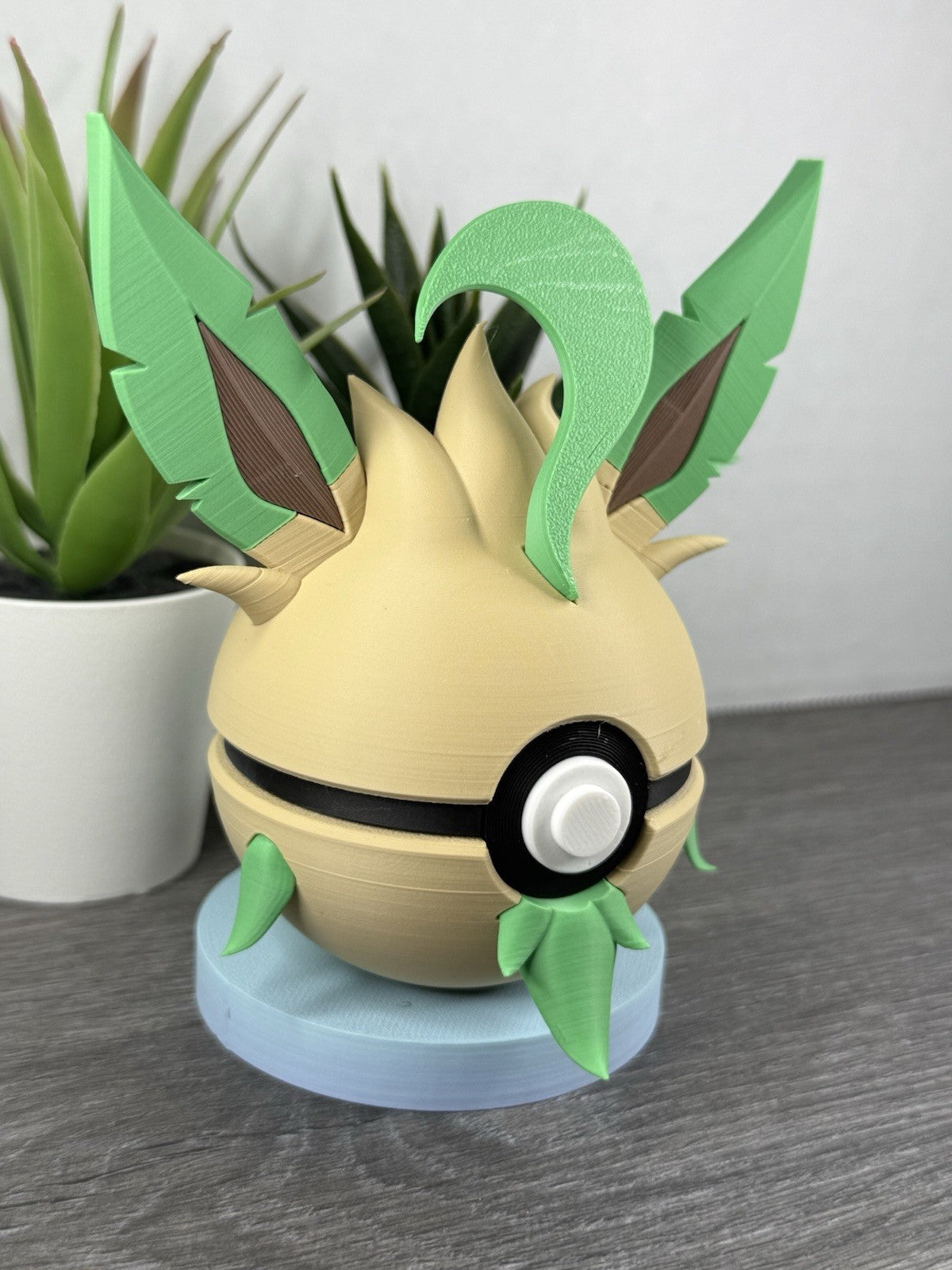 Pokemon TCG Leafeon Inspired 3D Printed Pokeball