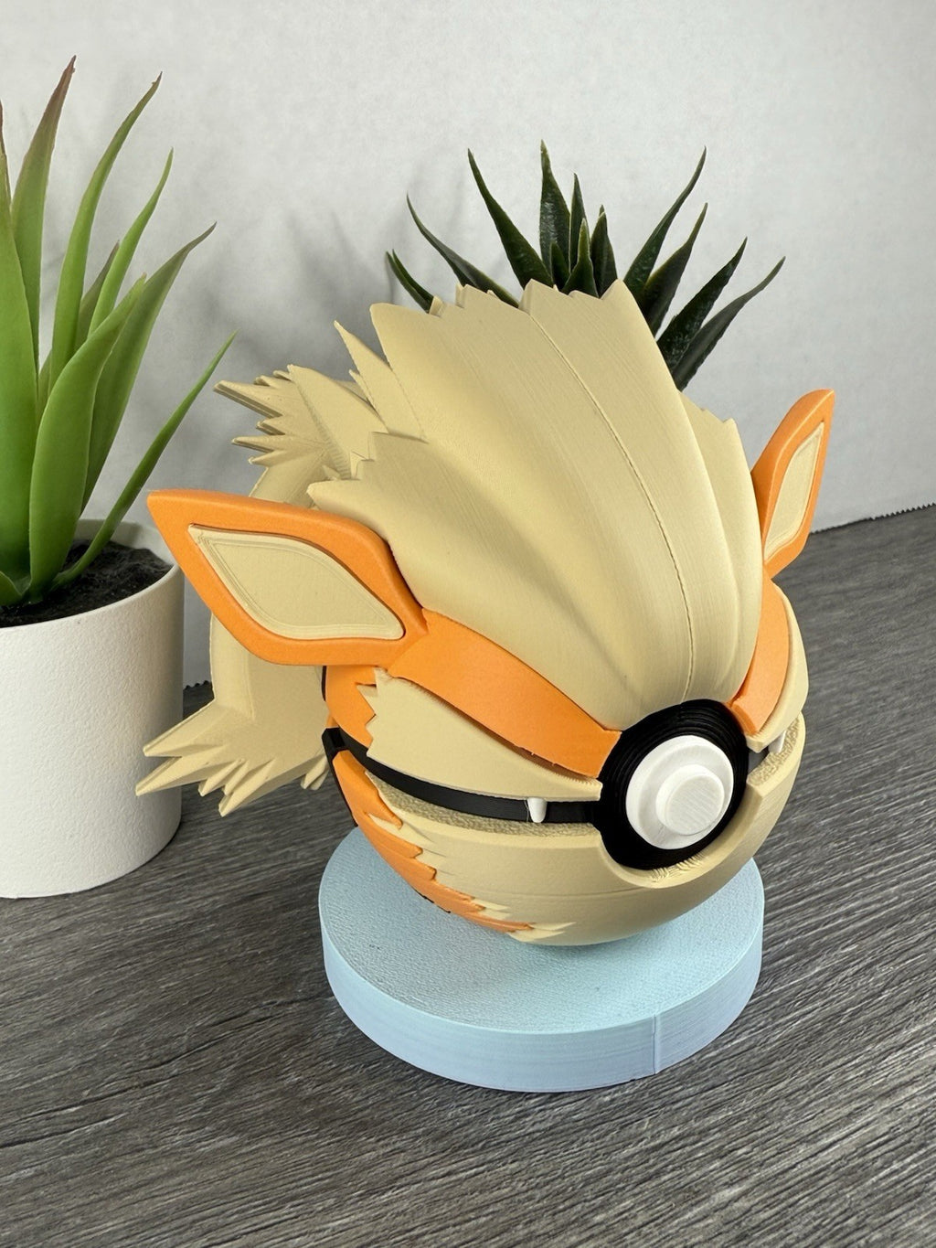 Pokemon TCG Arcanine Inspired 3D Printed Pokeball