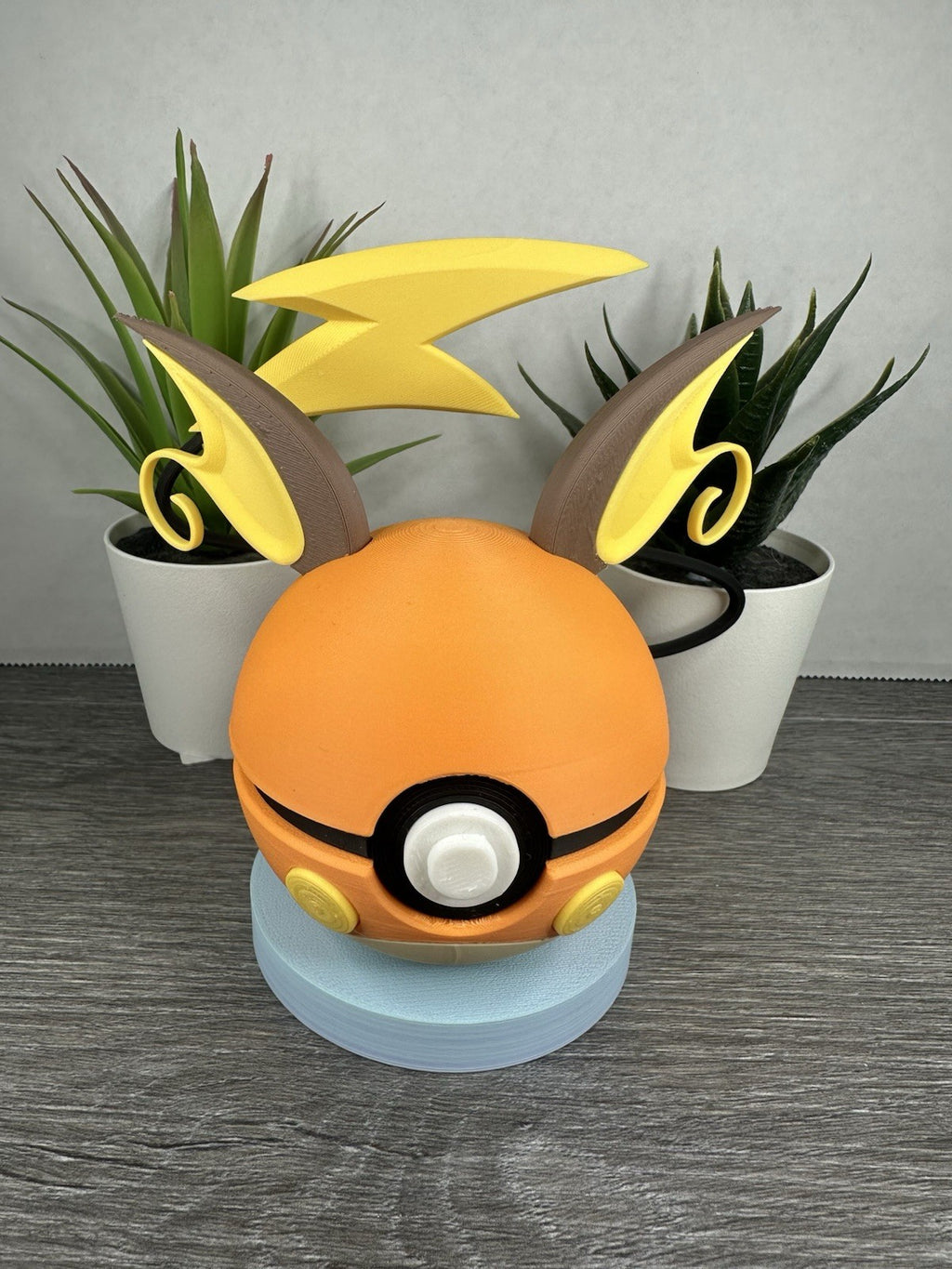 Pokemon TCG Raichu Inspired 3D Printed Pokeball