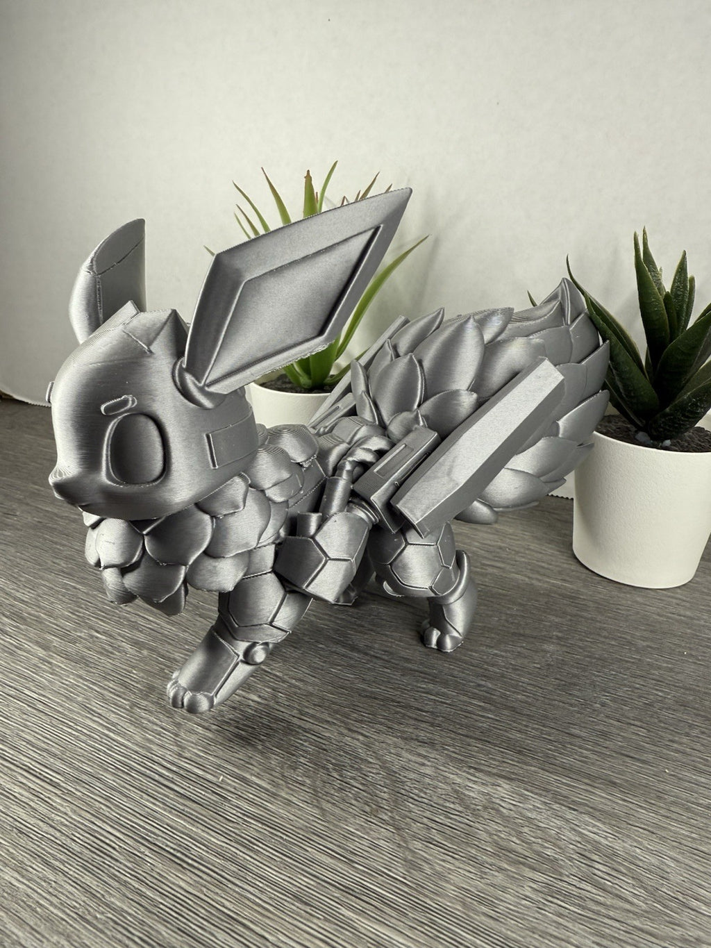 3D Printed Mecha Eevee - Pokemon Inspired Statue