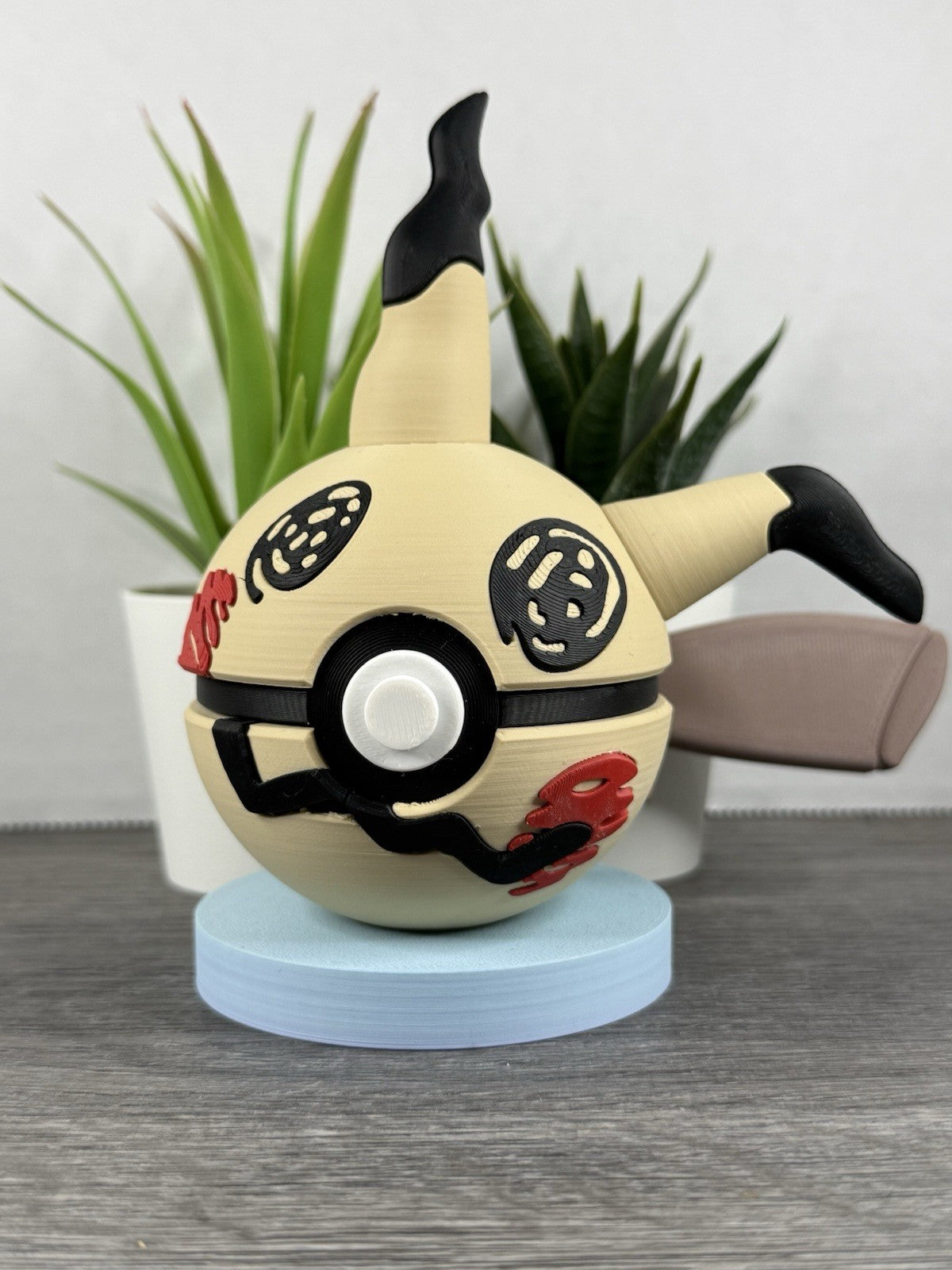 Pokemon TCG Mimikyu Inspired 3D Printed Pokeball