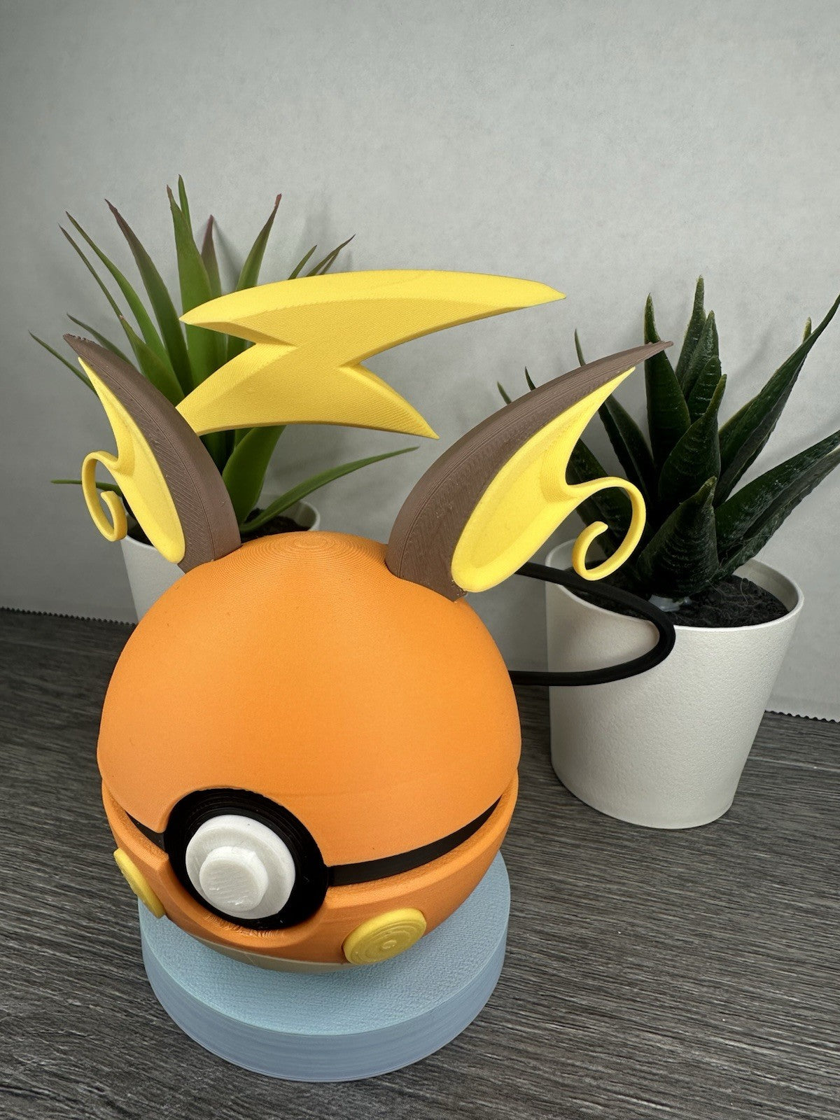 Pokemon TCG Raichu Inspired 3D Printed Pokeball