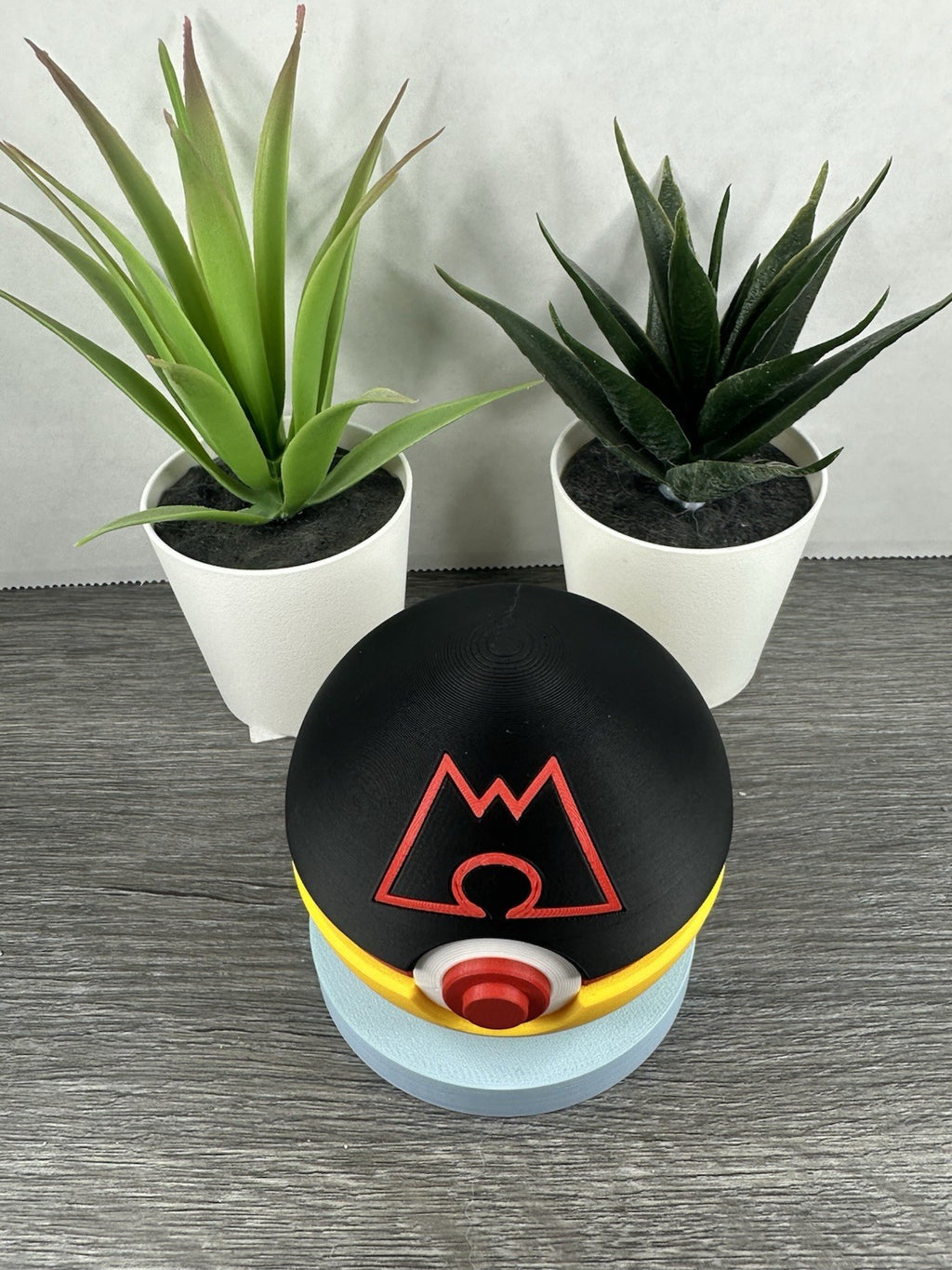Pokemon TCG Team Magma Ball Inspired 3D Printed Pokeball