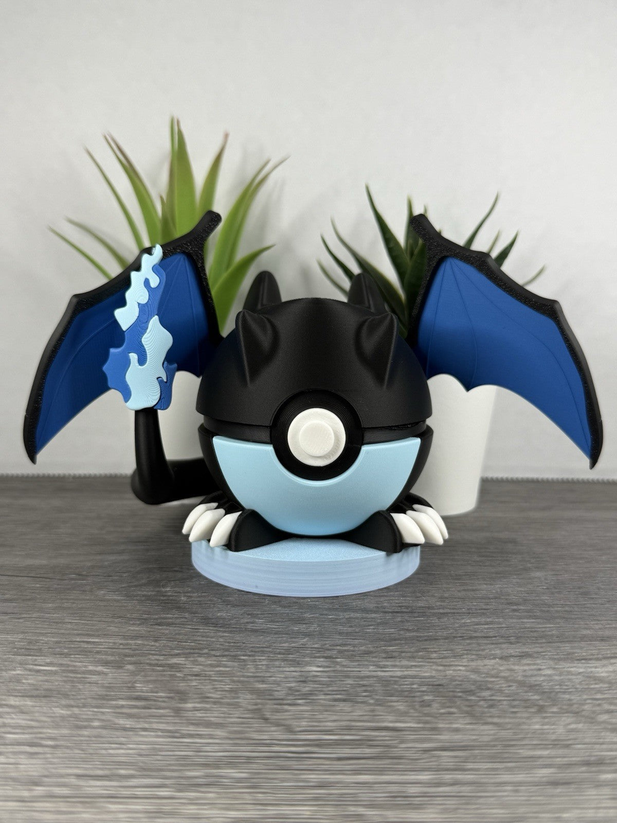 Pokemon TCG Mega Charizard X Inspired 3D Printed Pokeball
