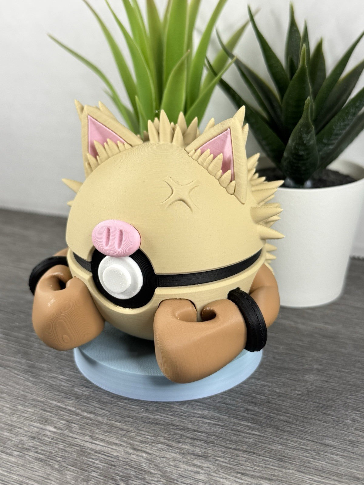Pokemon TCG Primeape Inspired 3D Printed Pokeball