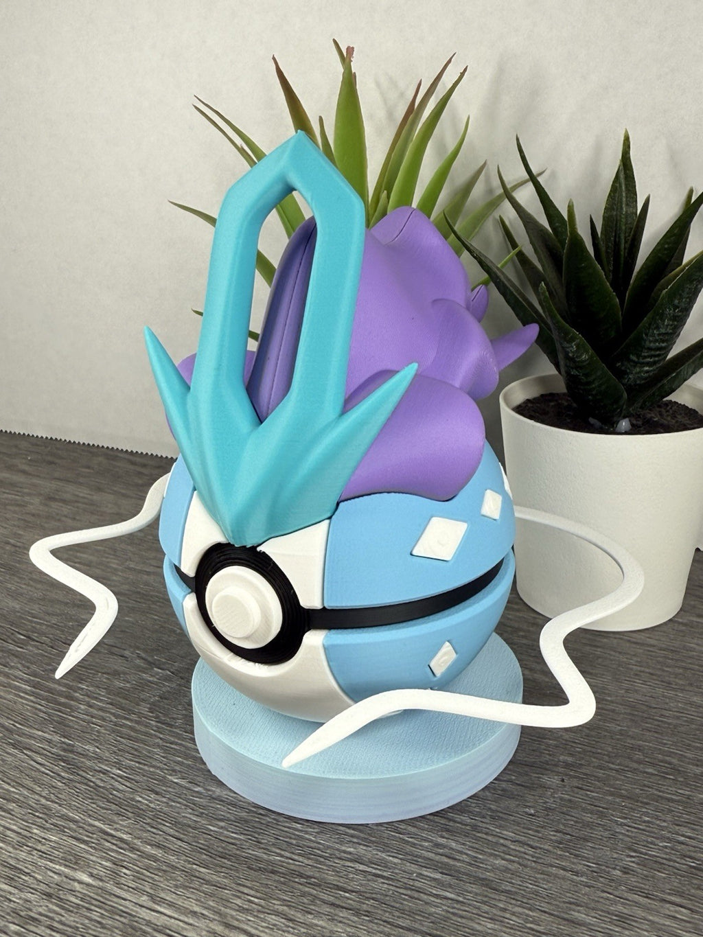 Pokemon TCG Suicune Inspired 3D Printed Pokeball