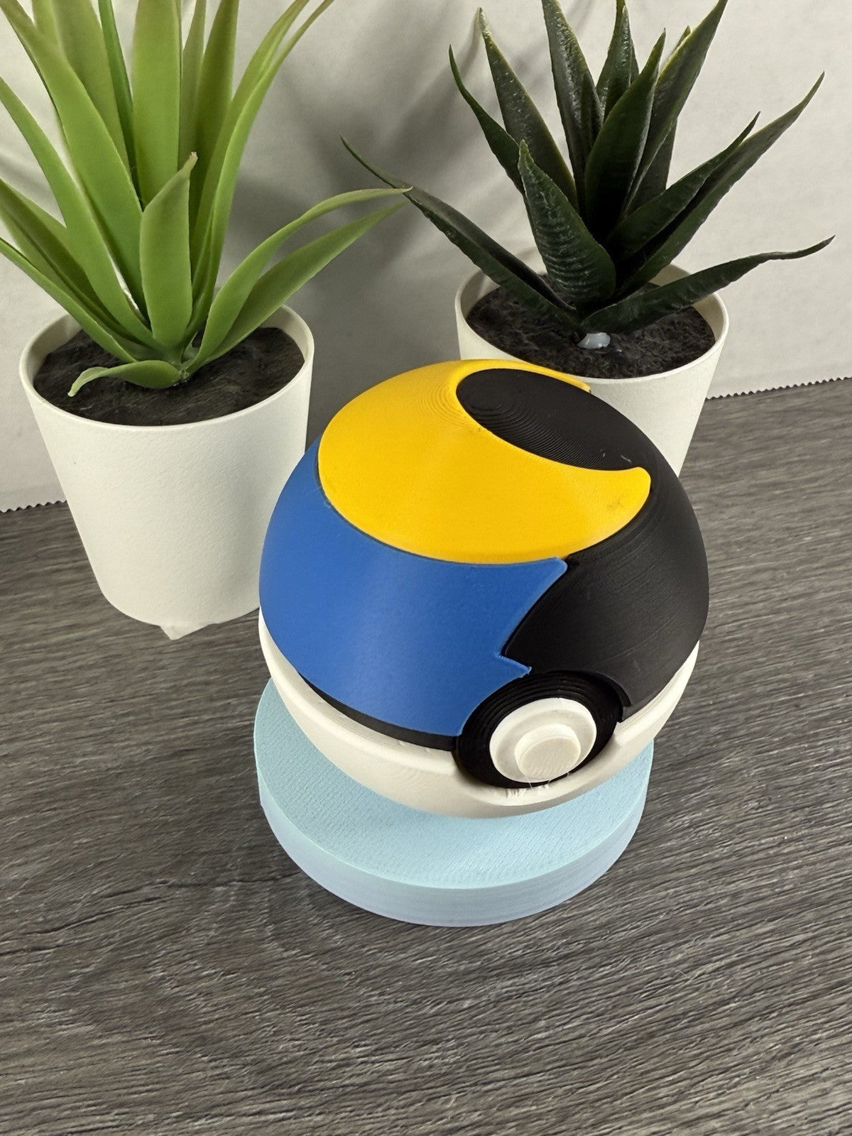 Pokemon TCG Moon Ball Inspired 3D Printed Pokeball