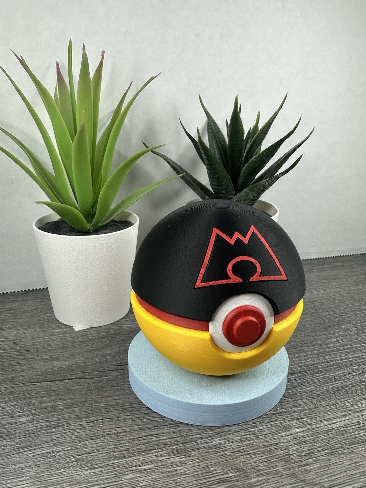 Pokemon TCG Team Magma Ball Inspired 3D Printed Pokeball