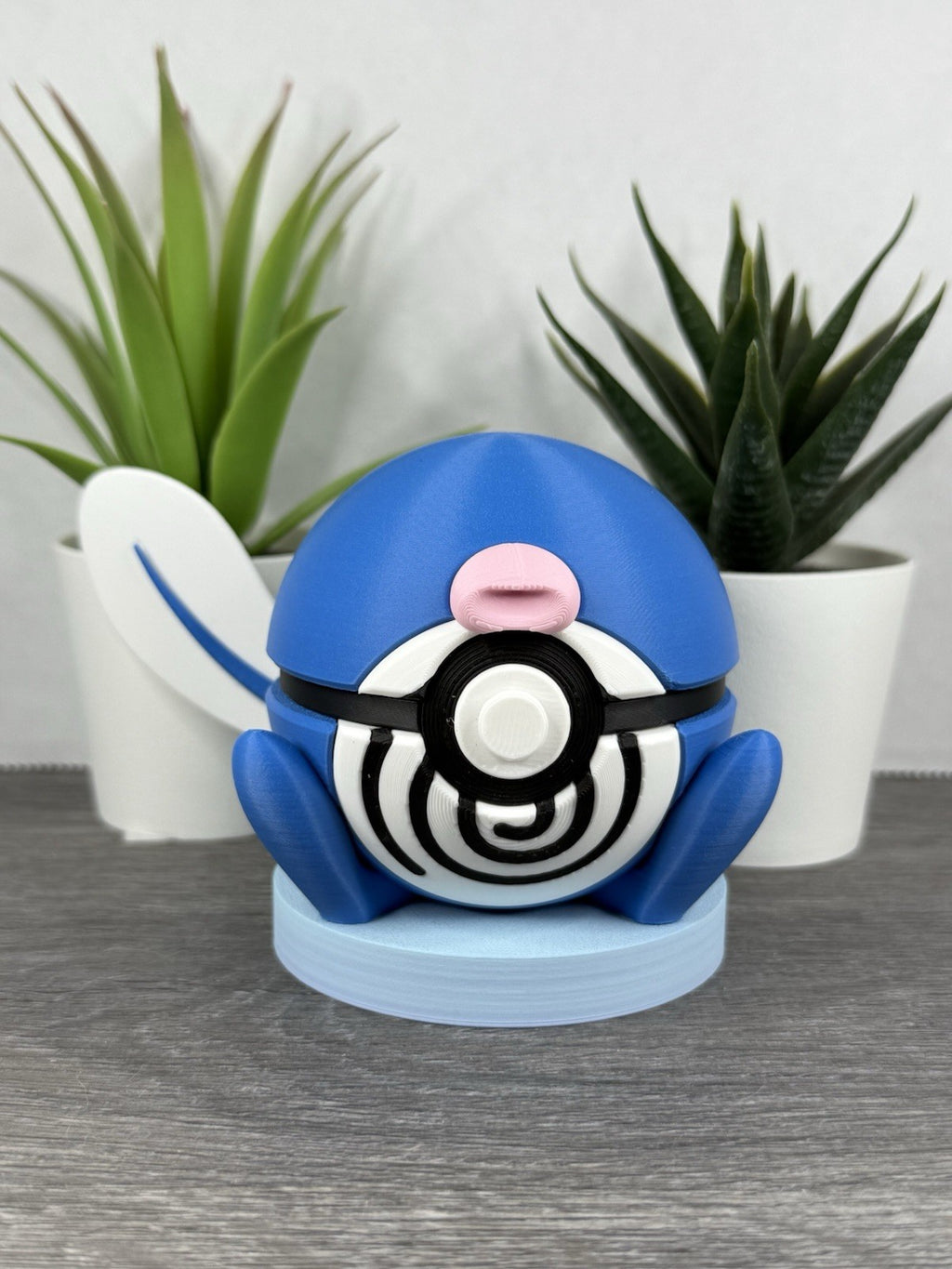 Pokemon TCG Poliwag Inspired 3D Printed Pokeball