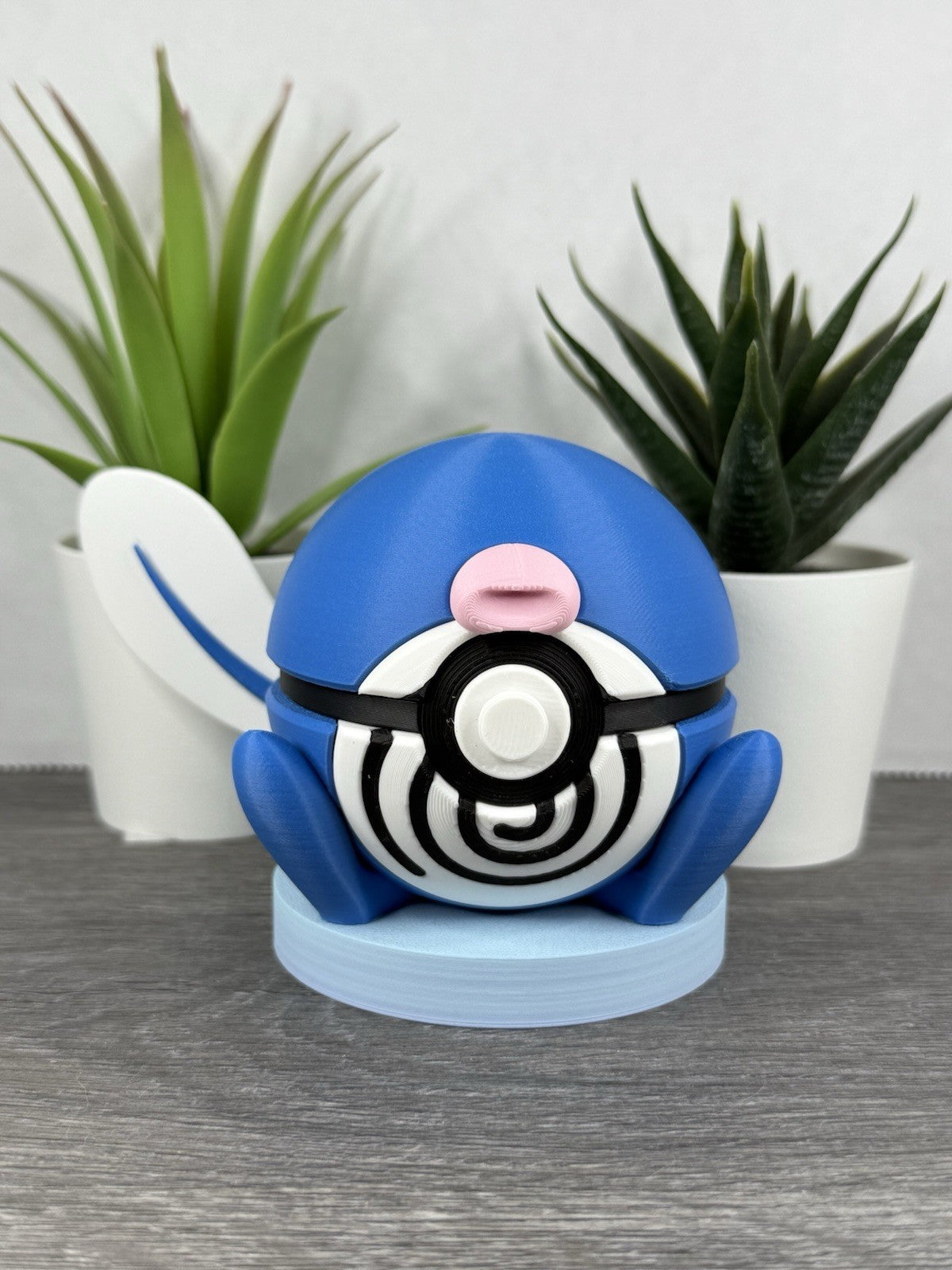 Pokemon TCG Poliwag Inspired 3D Printed Pokeball