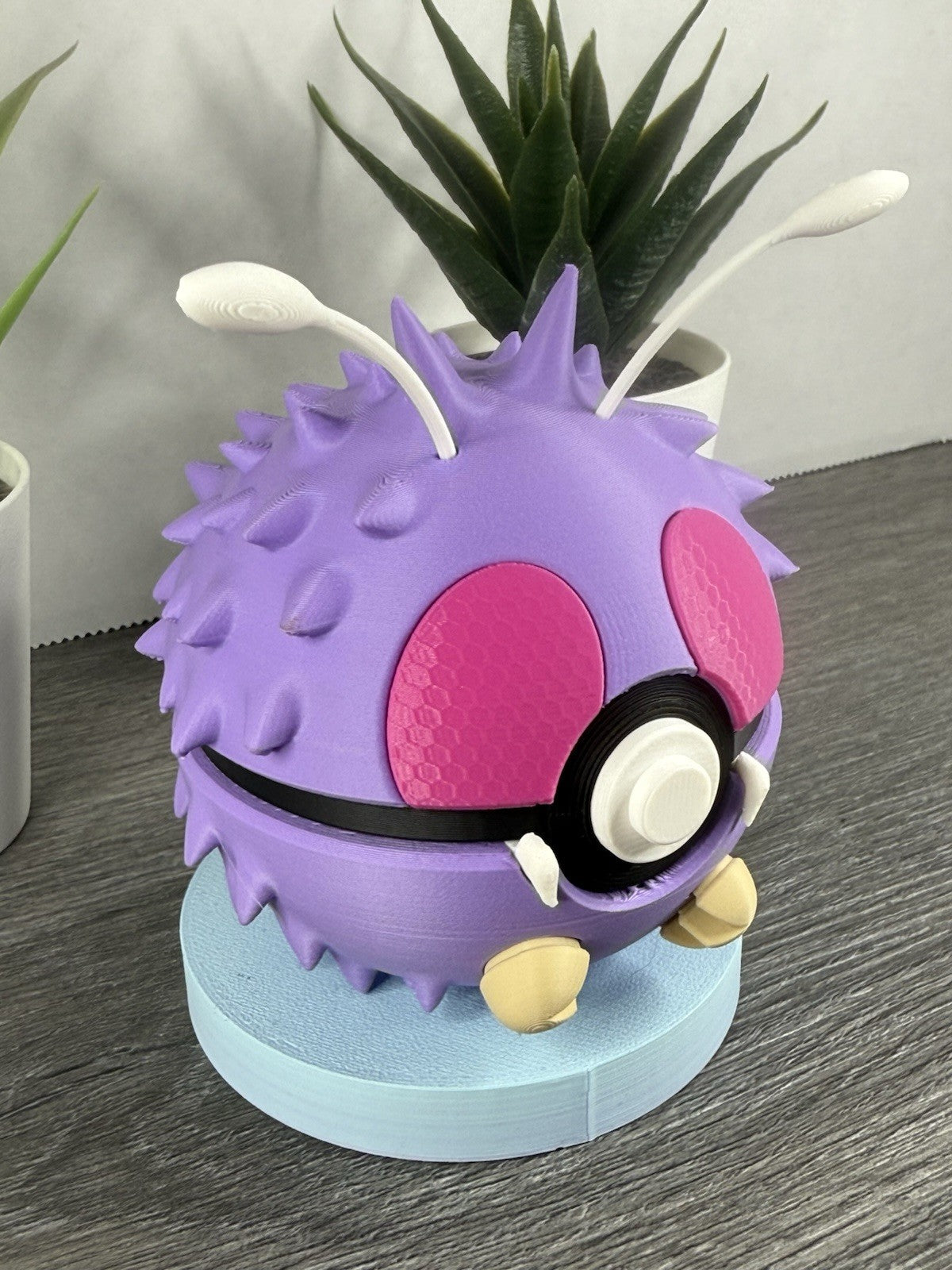 Pokemon TCG Venonat Inspired 3D Printed Pokeball