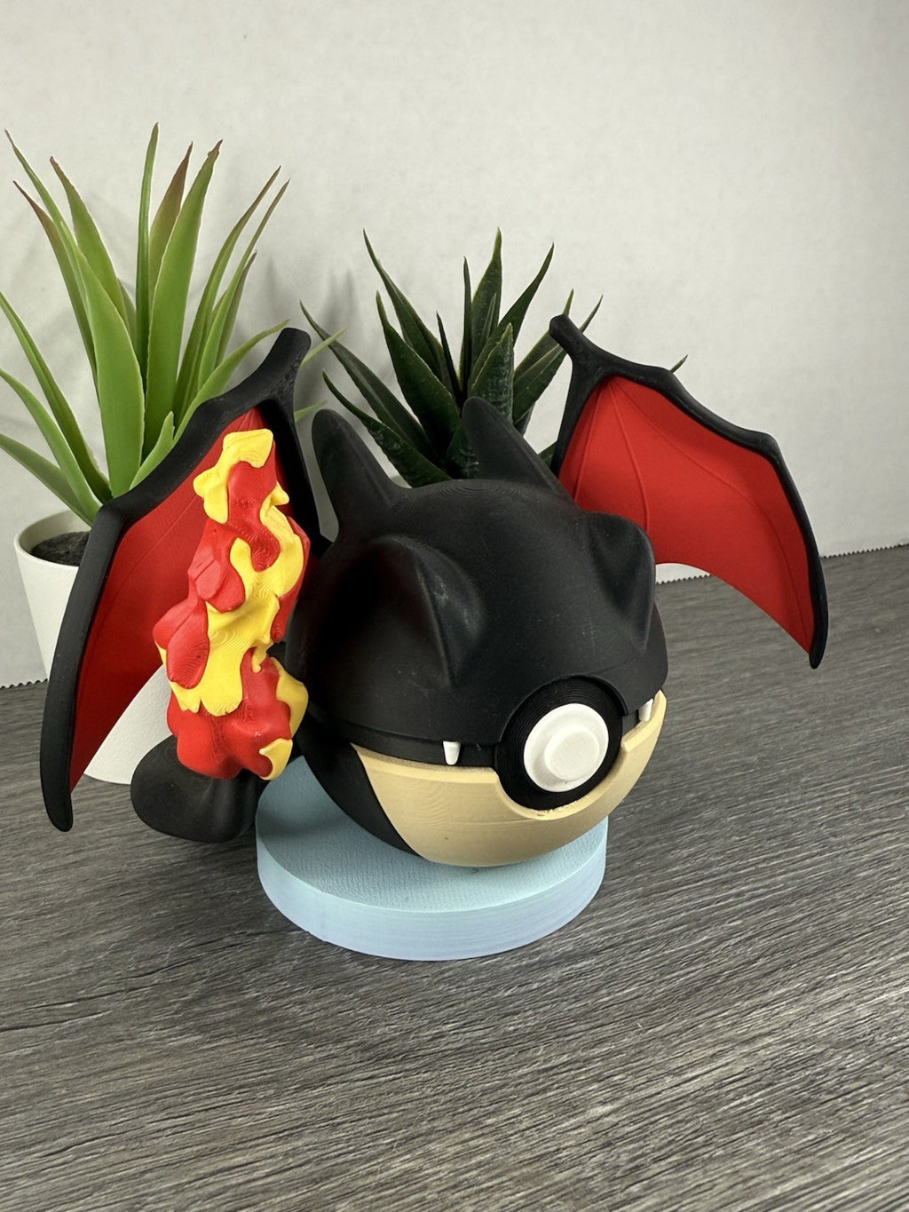 Pokemon TCG Shiny Charizard ( V2 Without Feet ) Inspired 3D Printed Pokeball