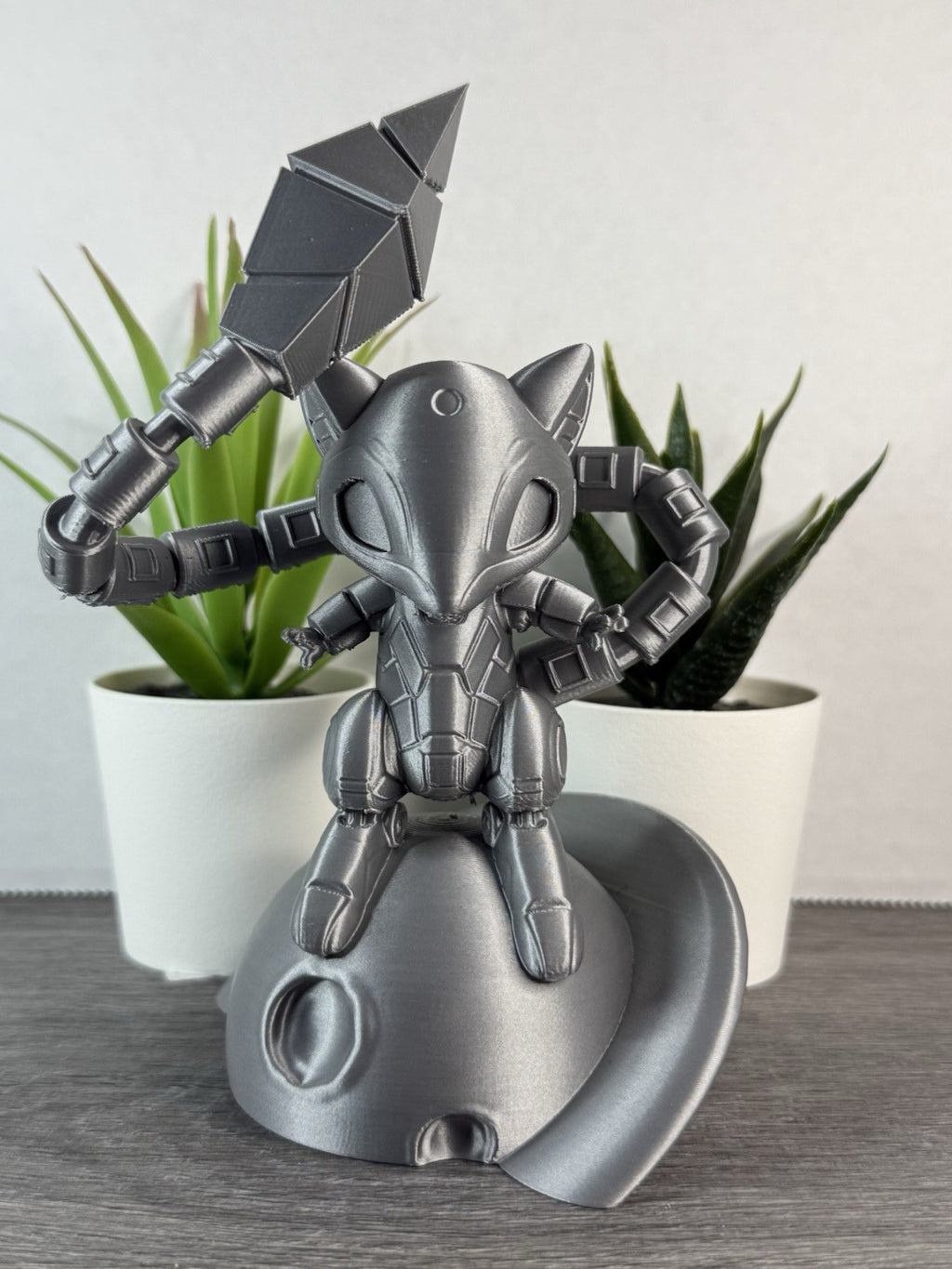 3D Printed Mecha Mew - Pokemon Inspired Statue