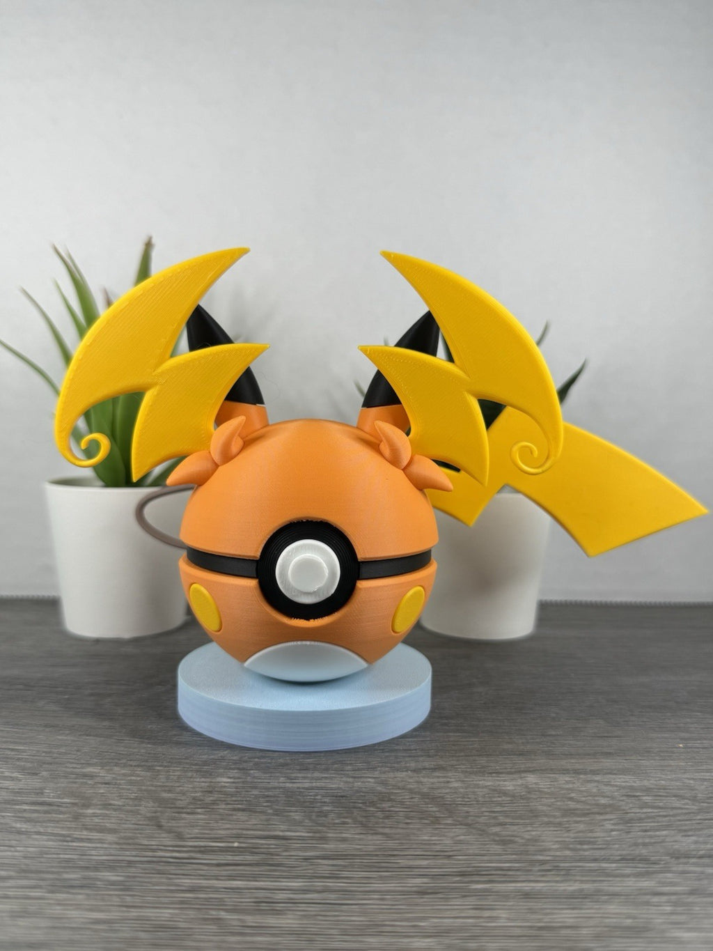 Pokemon TCG Mega Raichu Y Inspired 3D Printed Pokeball